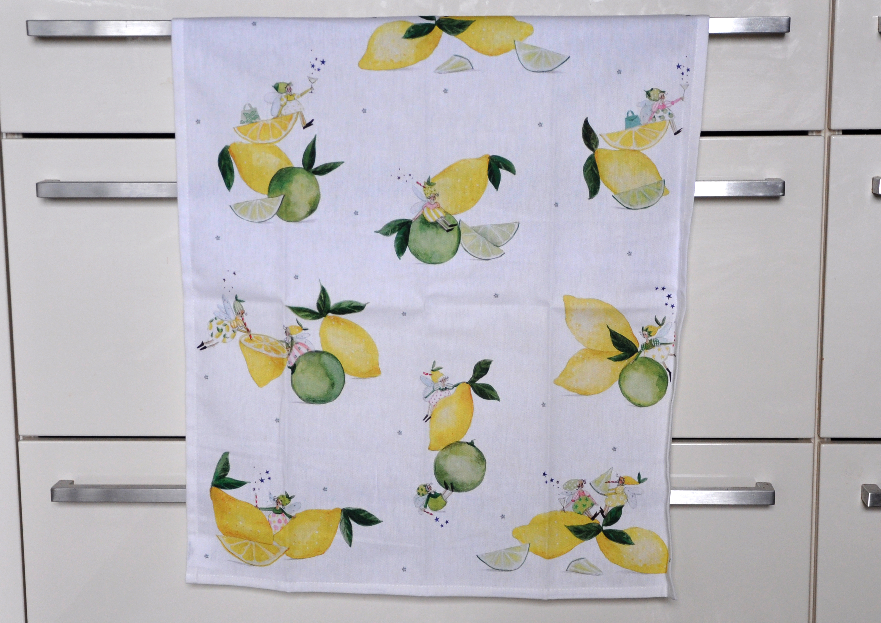 Zitronen Fee / Fresh Lemons - Geschirrtuch 
