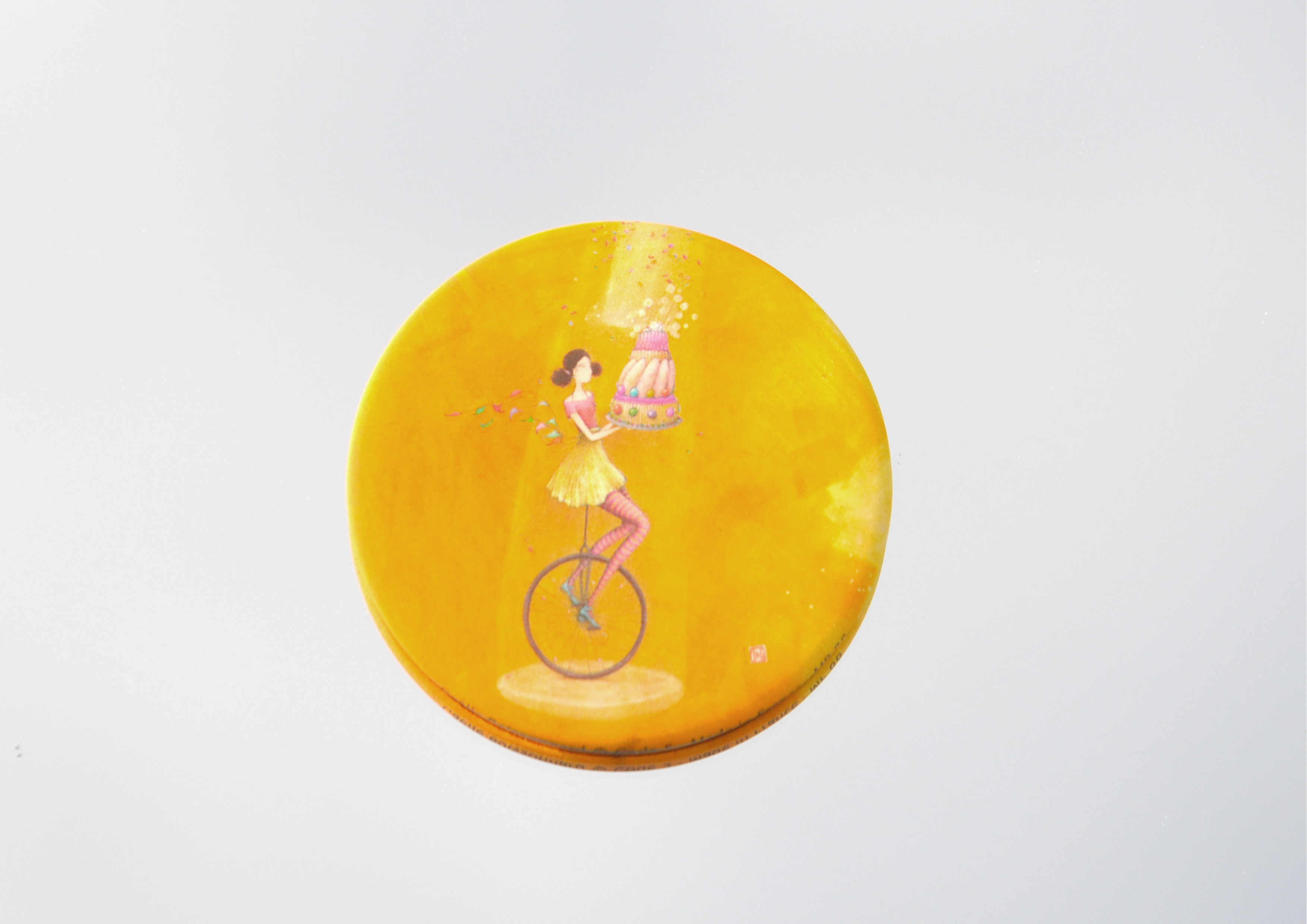 Geburtstagstorte - Ø 5,6 cm - Magnet