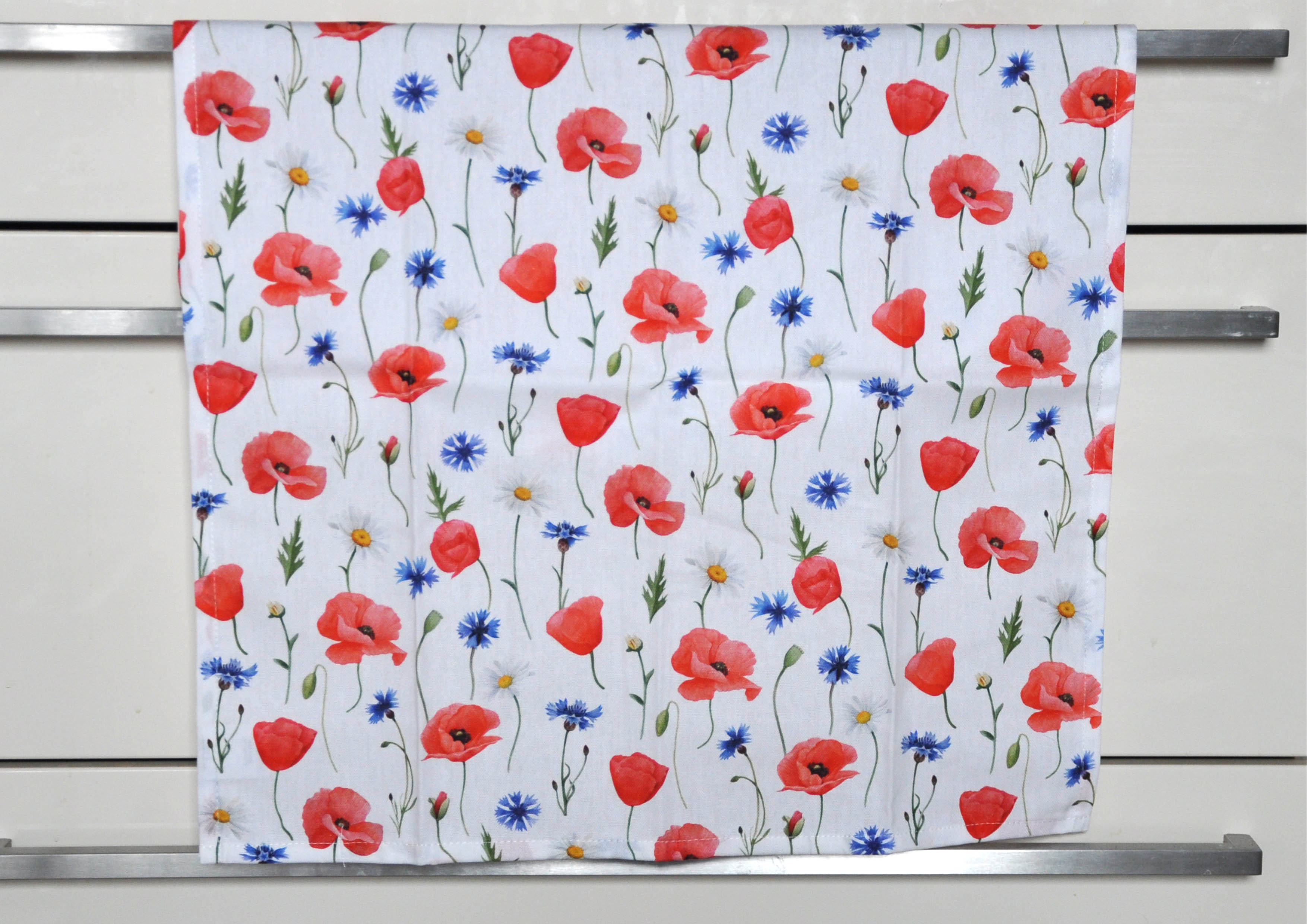 Feldblumen / Blumenmeer - Geschirrtuch 