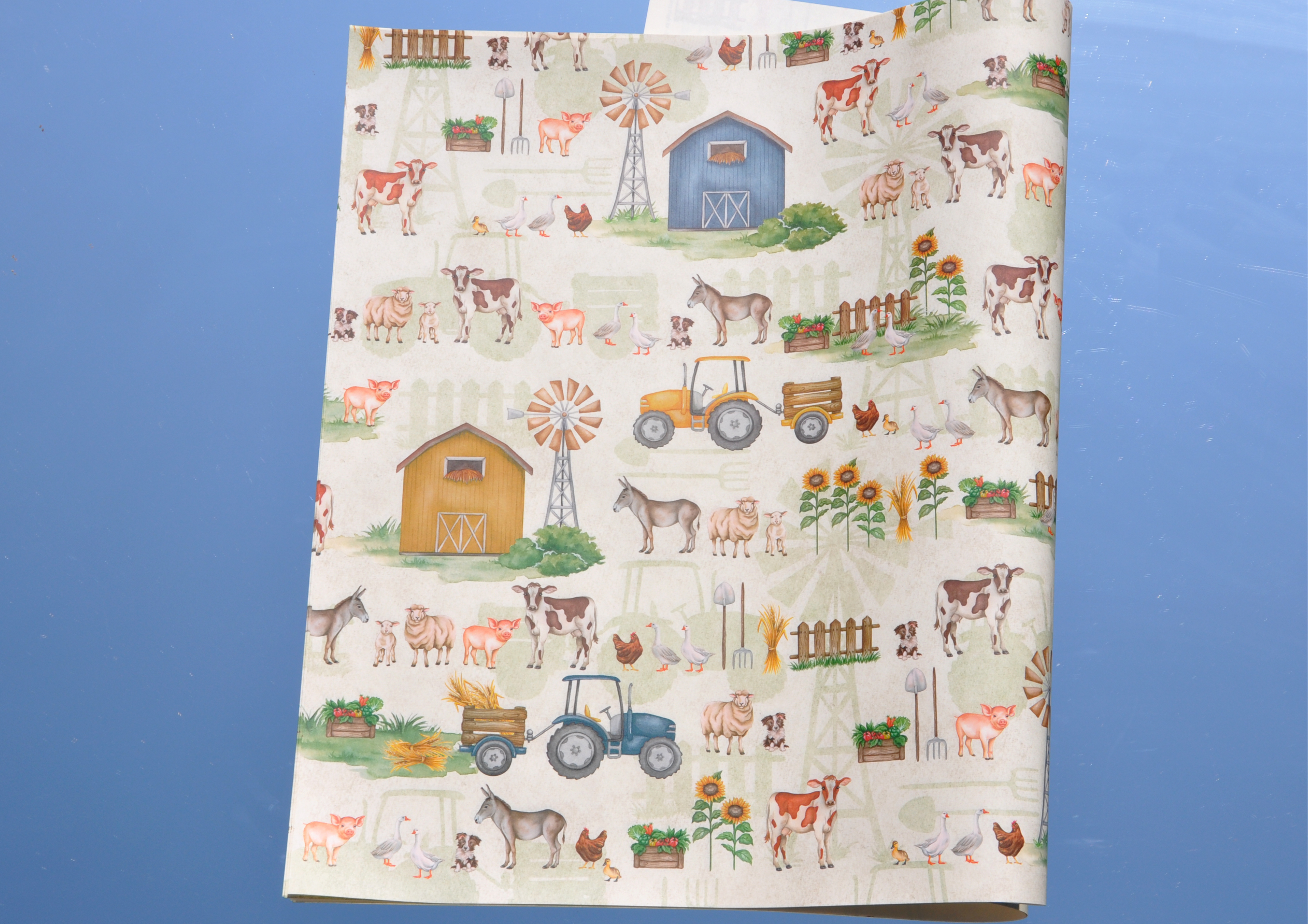 Auf dem Bauernhof - Geschenkpapier  