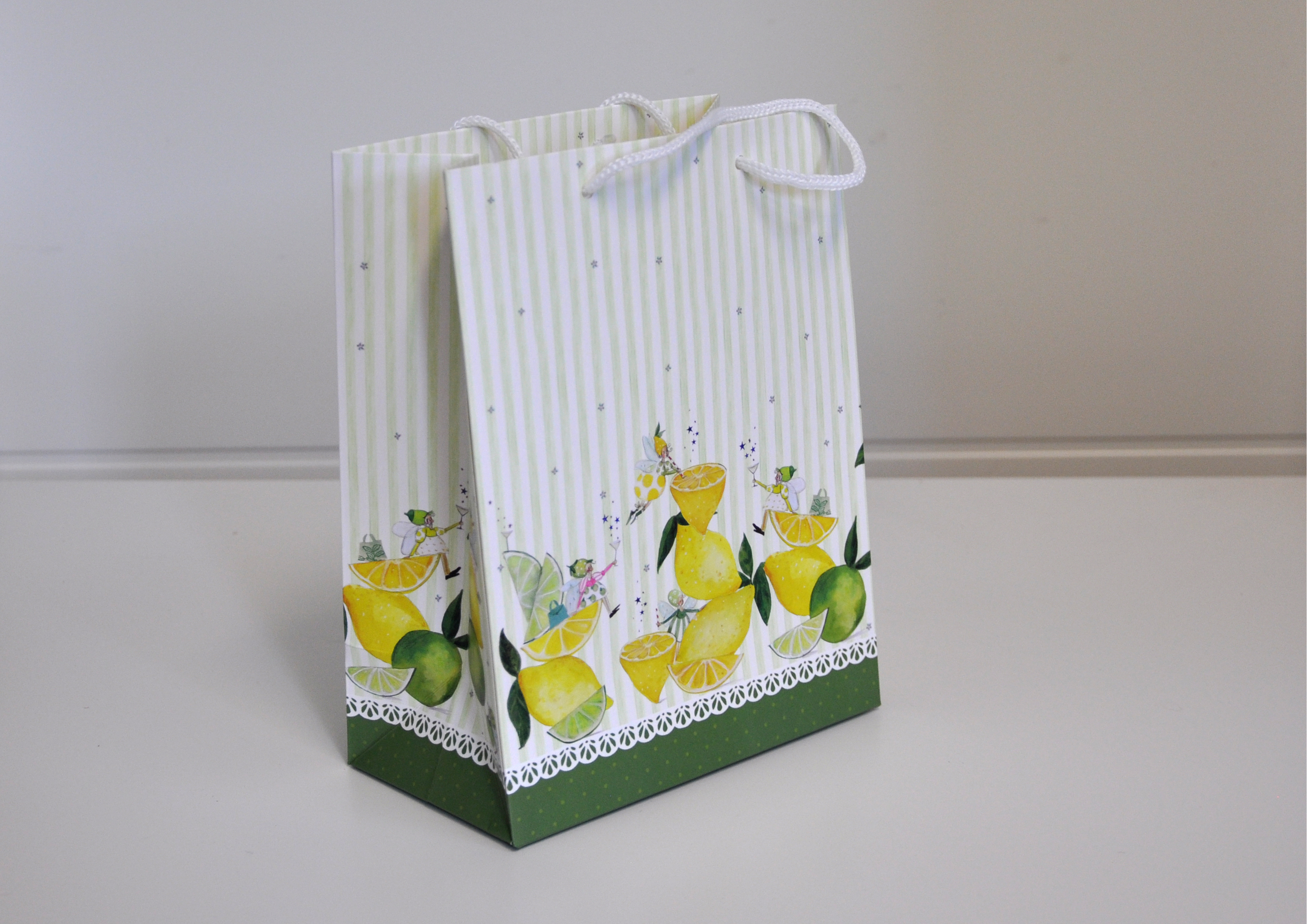 Zitronen Fee / Fresh Lemons - Geschenktasche