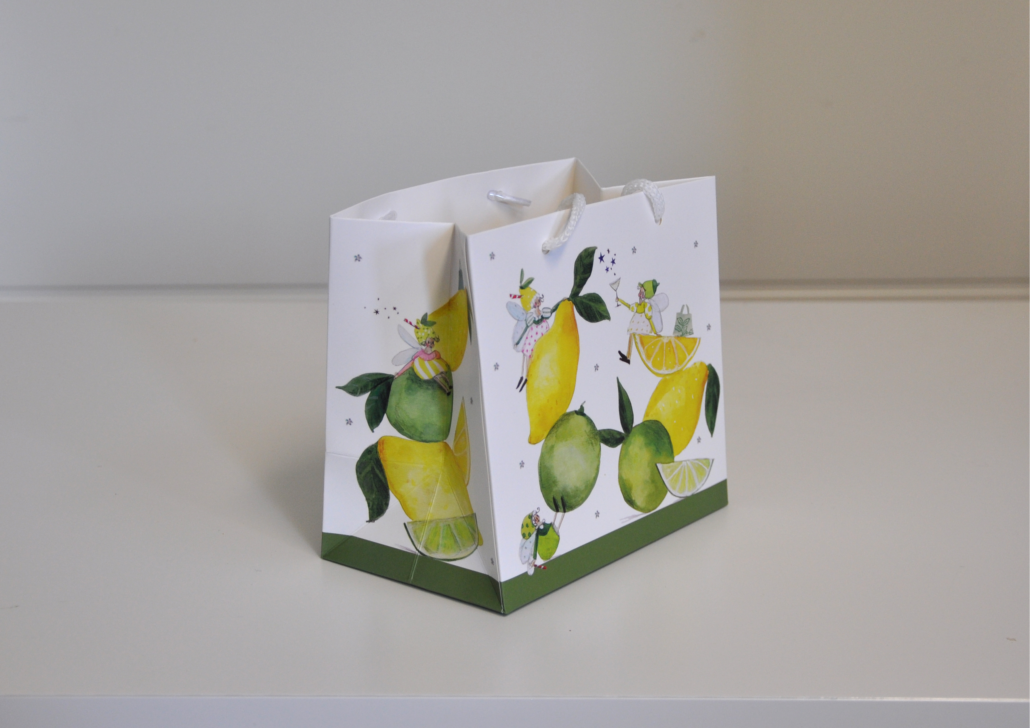 Zitronen Fee / Fresh Lemons- Geschenktasche