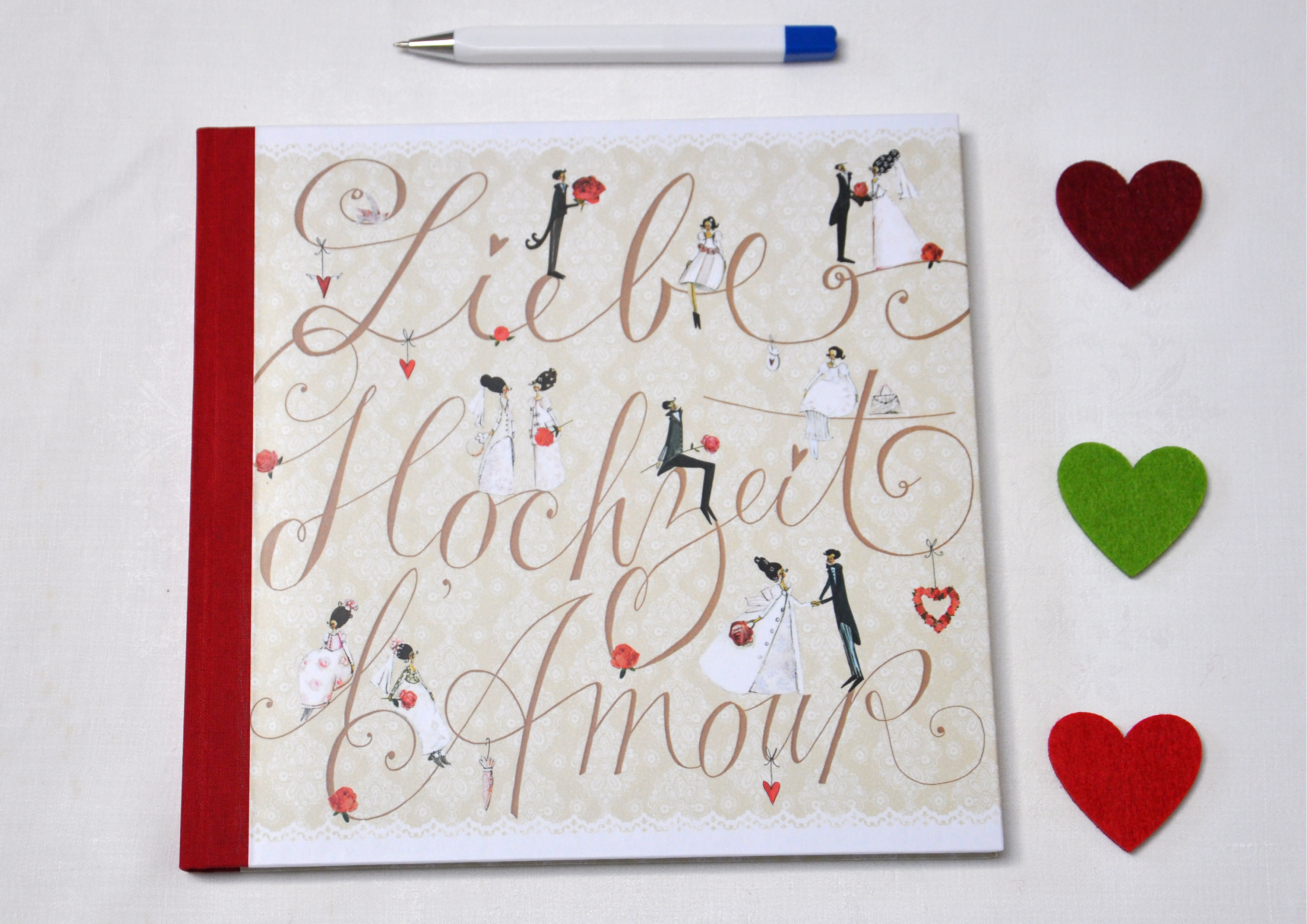 liebeN15Frhj79Znopec Hochzeit L´amour Liebe - Gästebuch