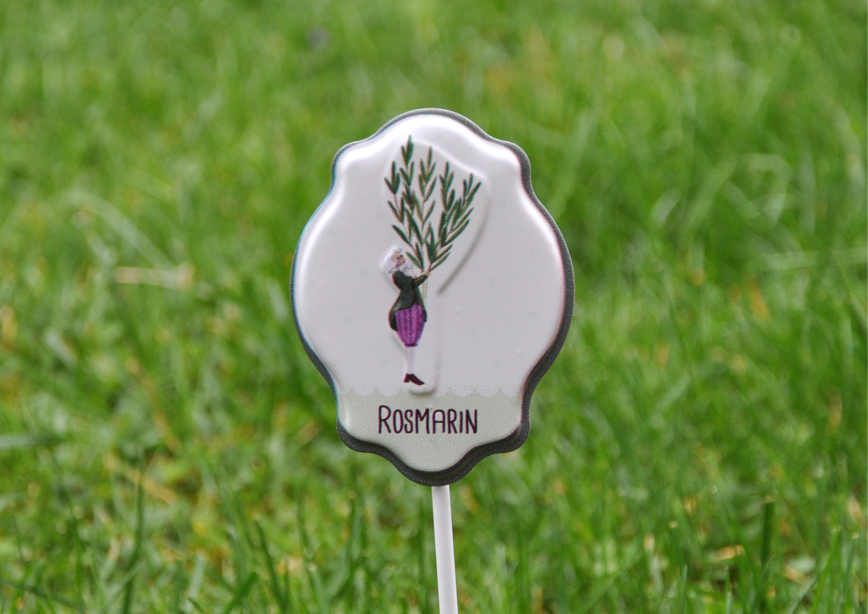 Rosmarin- Kräuterstecker aus Blech