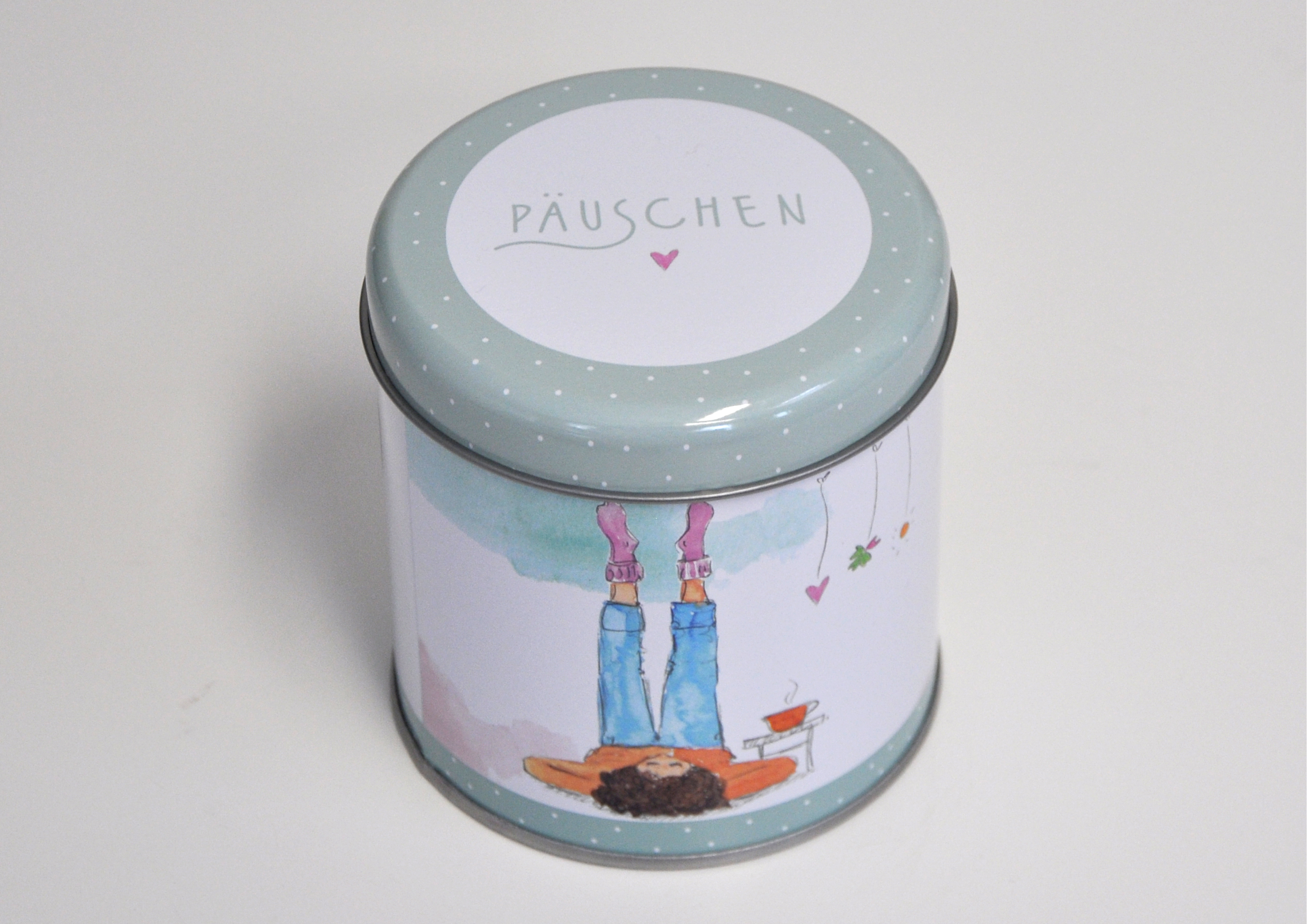 Pause / Frauenpower - Teedose / Keksdose 