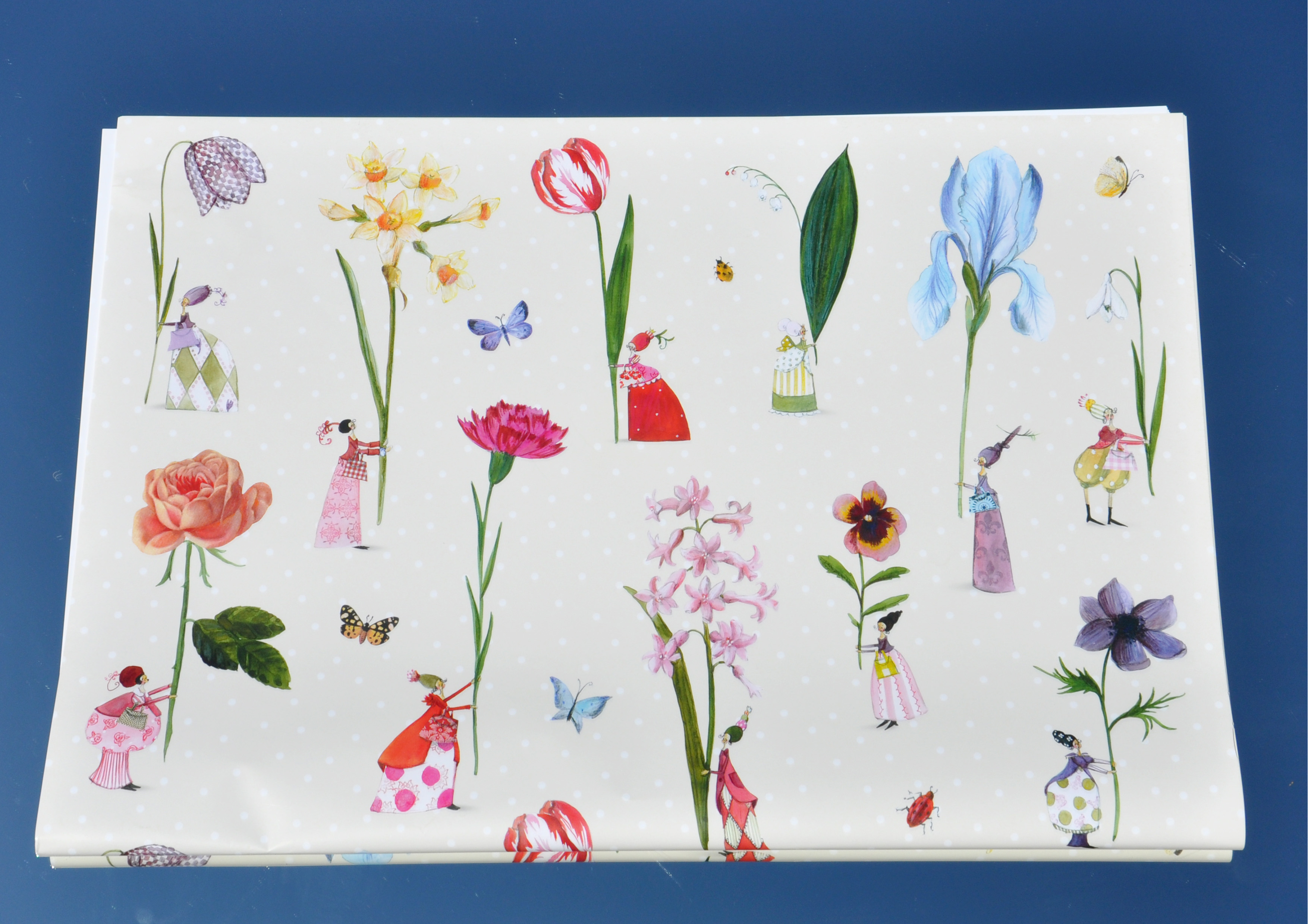 Blumenfrauen - Geschenkpapier