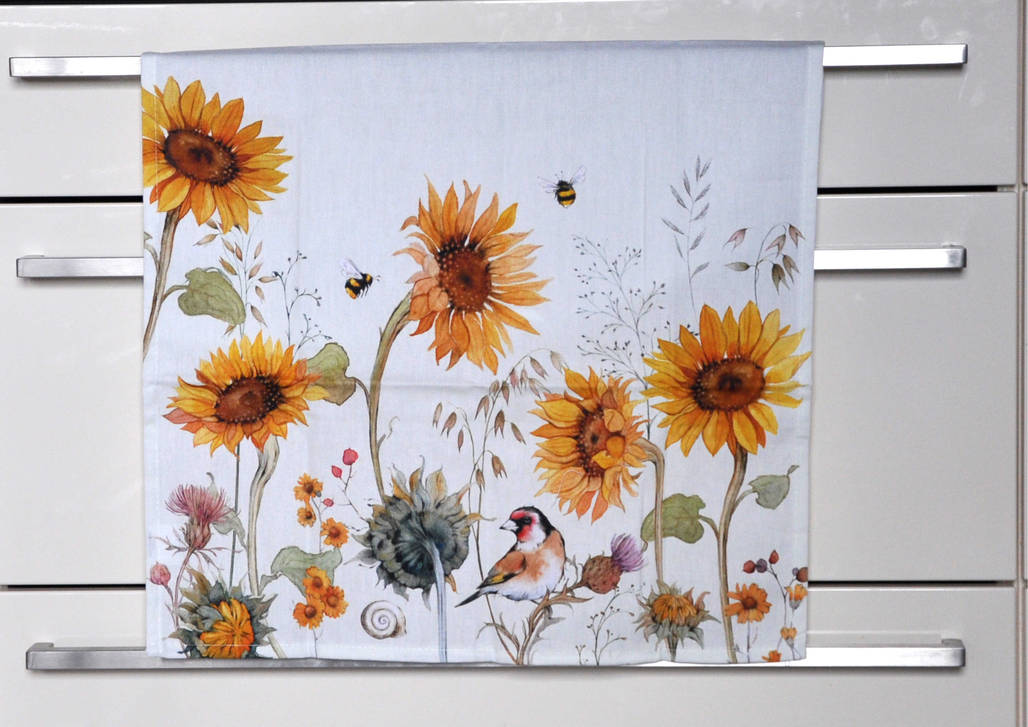 gtSonnenblumenN1 Sonnenblumen- Geschirrtuch