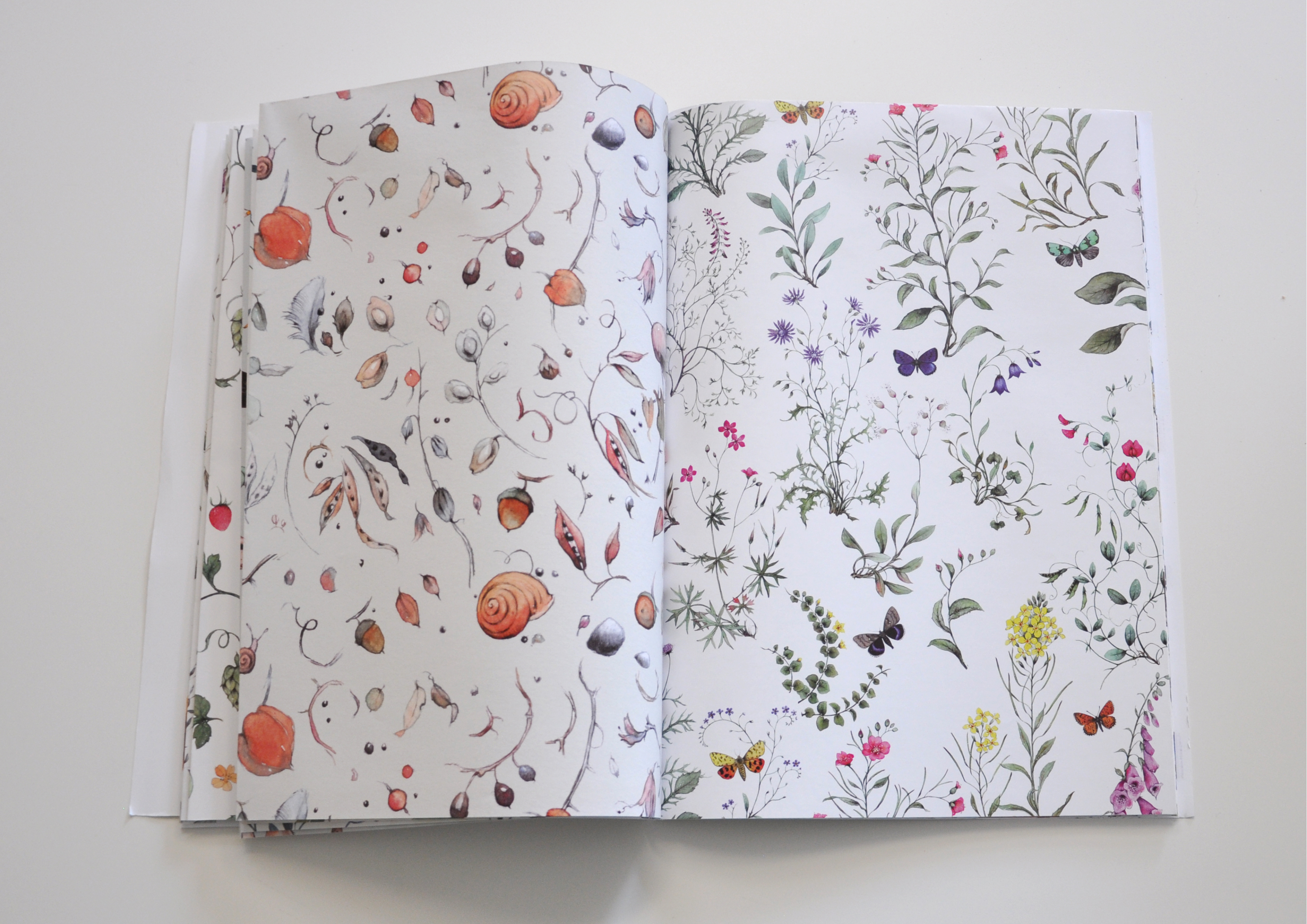 gpb-1536N3 Sonnenblumen- Geschenkpapiere von Sophia Drescher - Geschenkpapierbuch