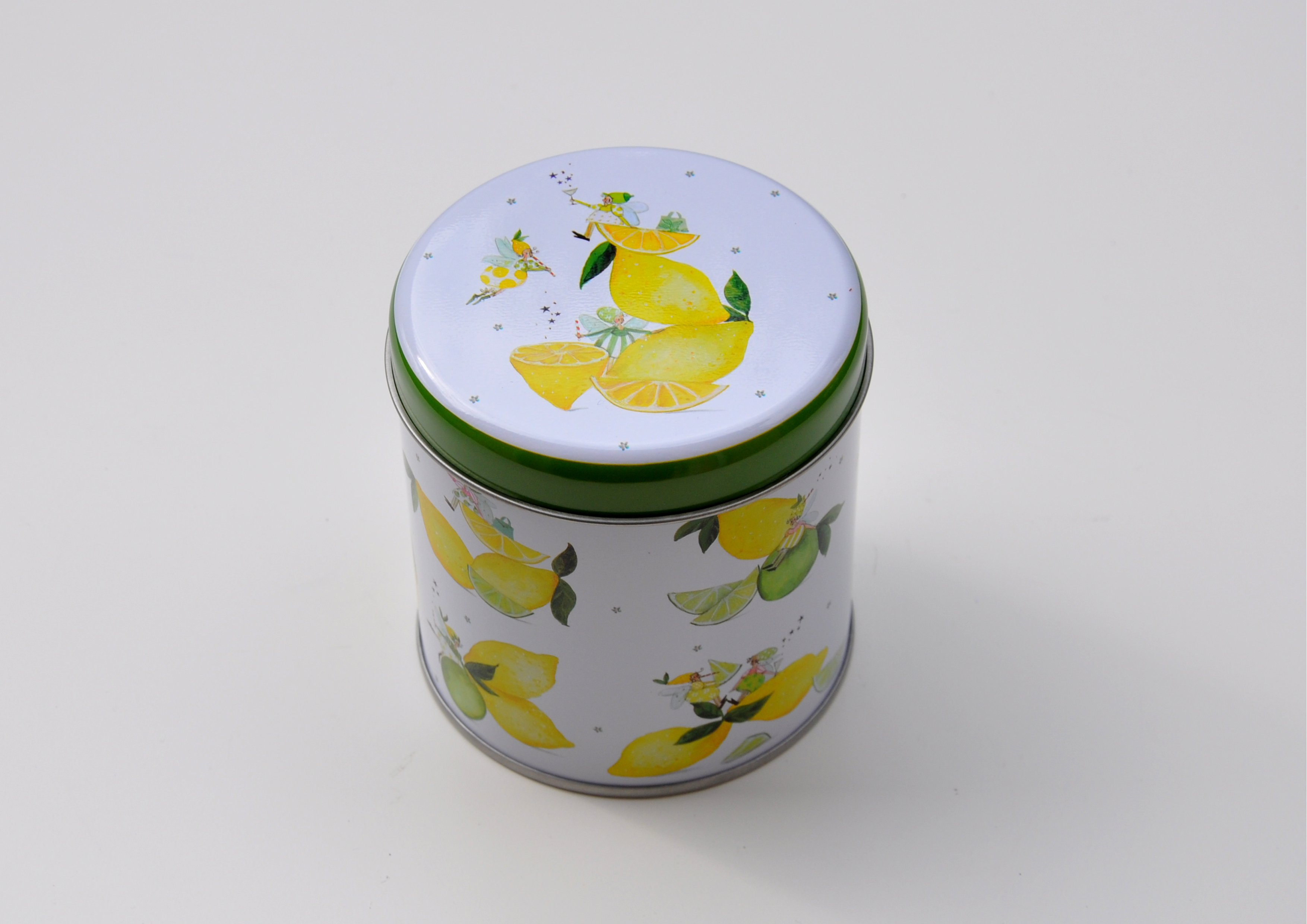 Zitronen Fee / Fresh Lemons - Teedose / Keksdose  