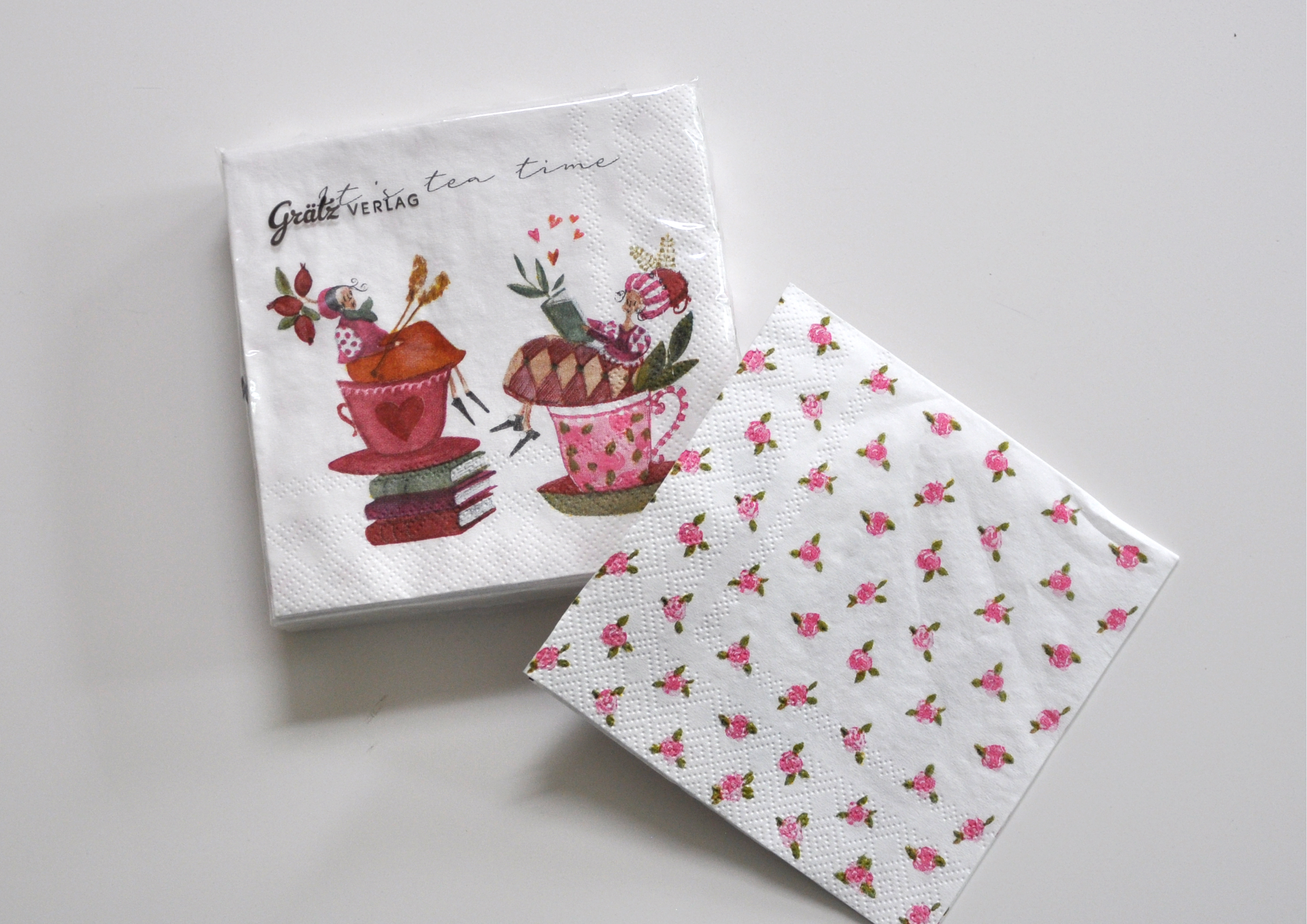 Teezeit / It´s tea time - Cocktailservietten 