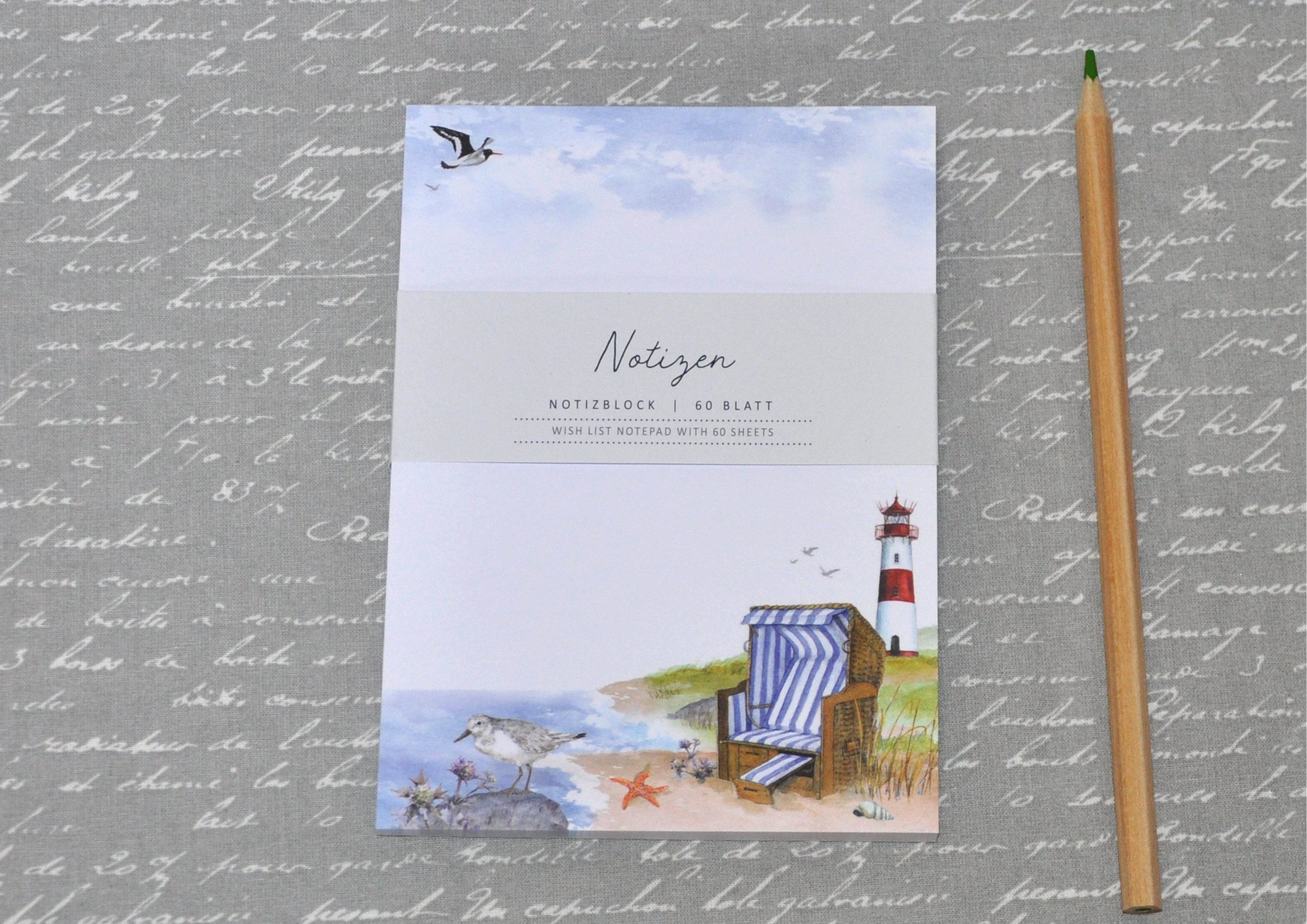 Strandkorb - Notizblock A6