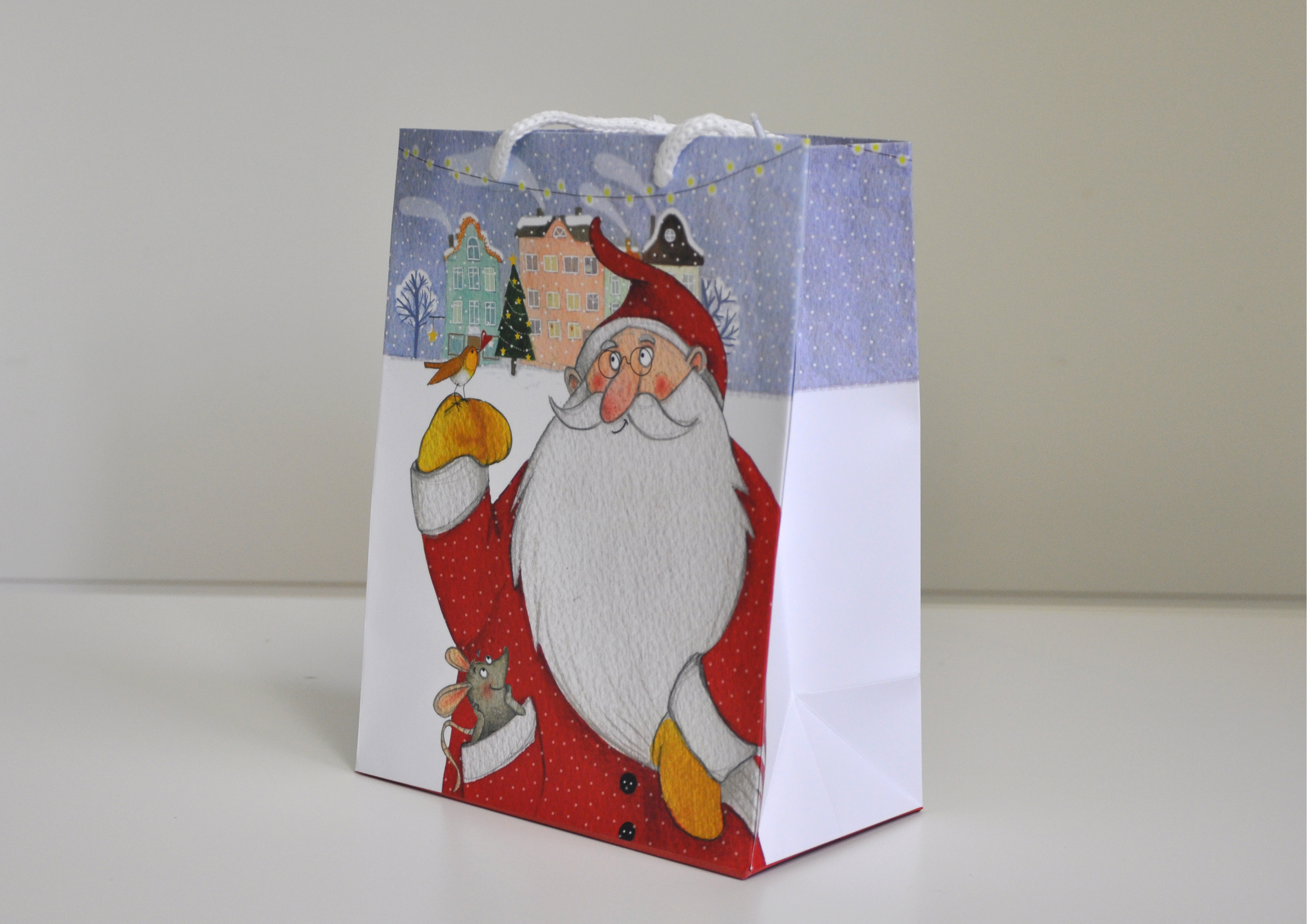 Weihnachtsmann - Geschenktasche