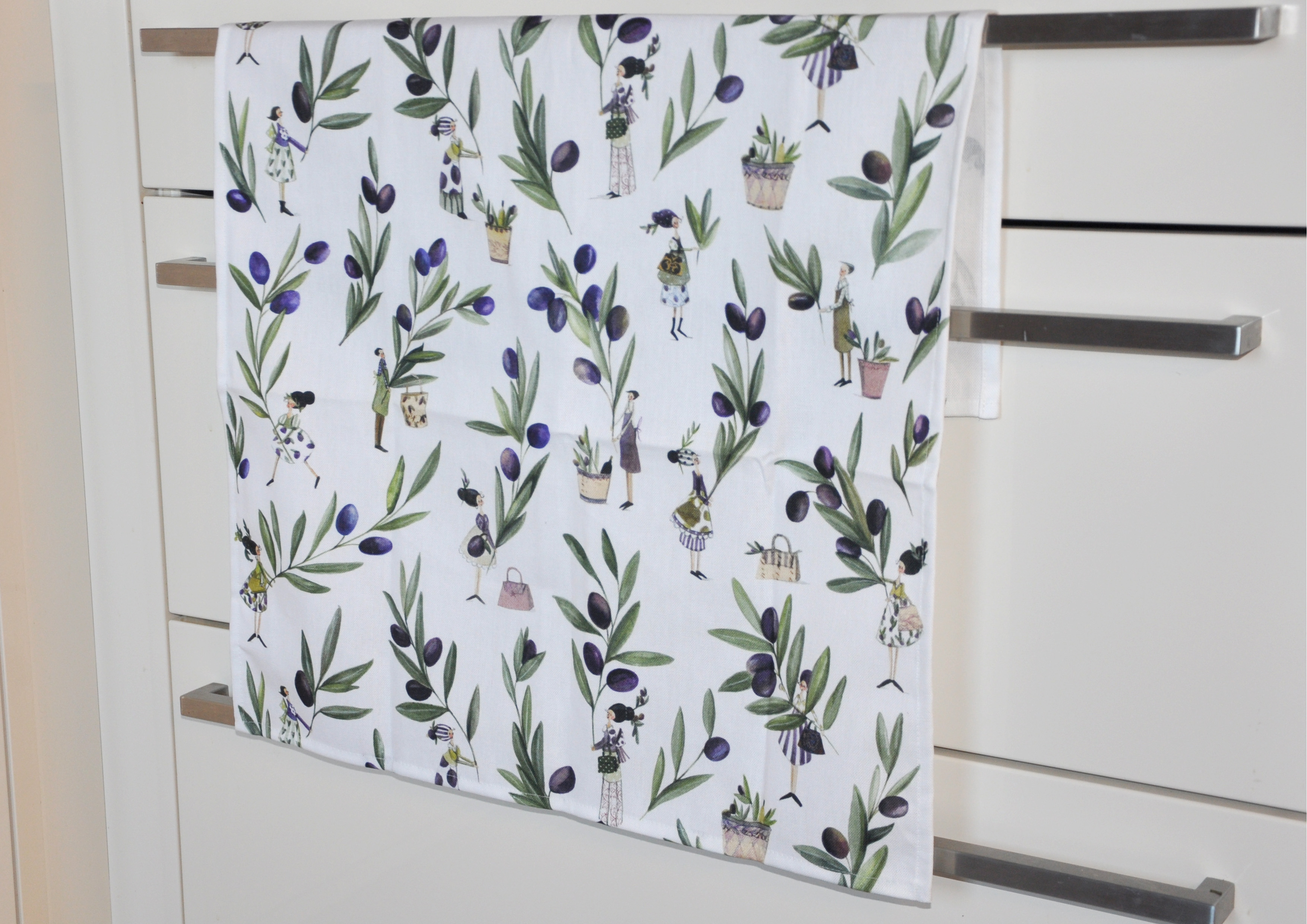 GTolivenN1 Oliven - Geschirrtuch