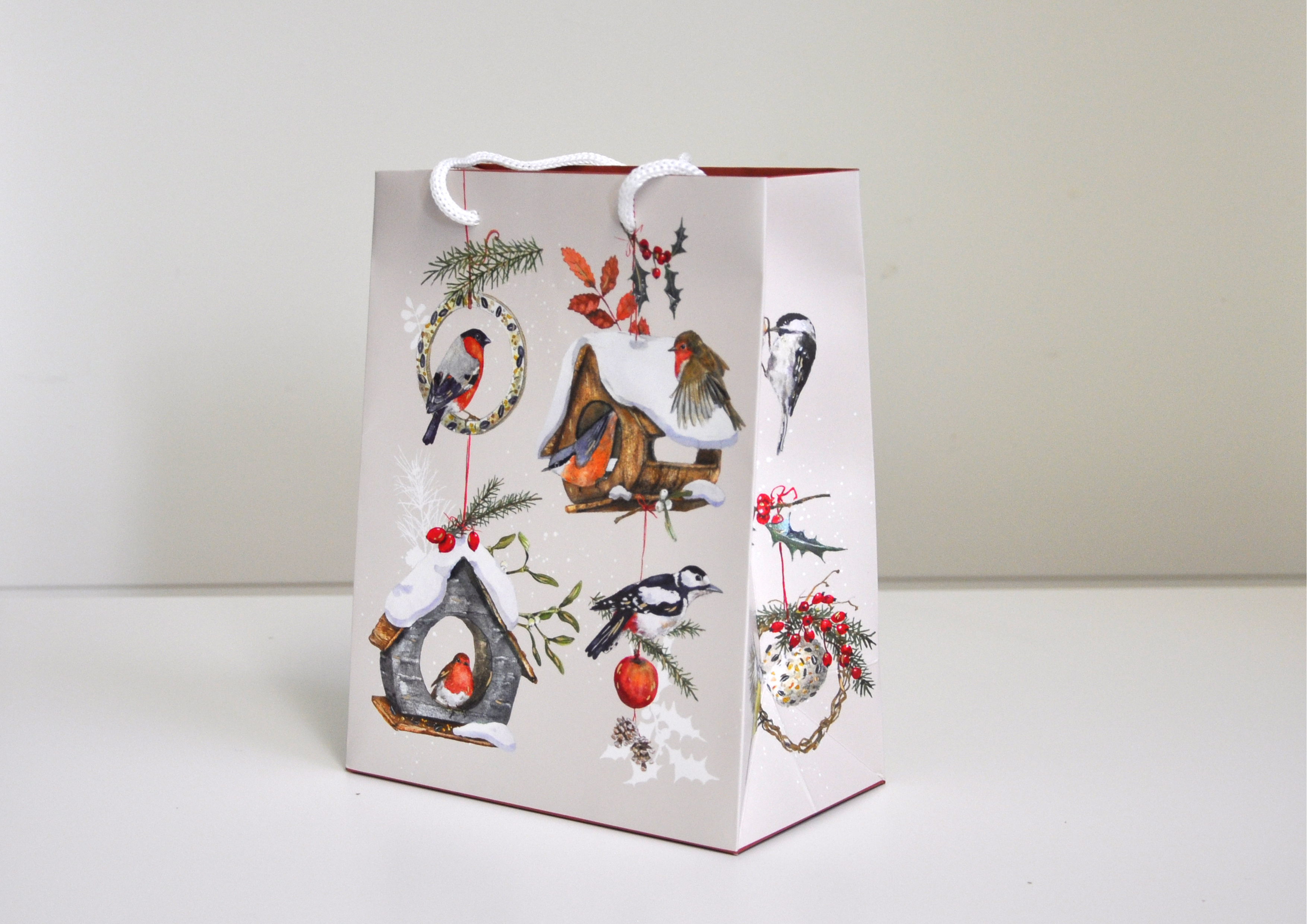 Am Vogelhaus - Geschenktasche
