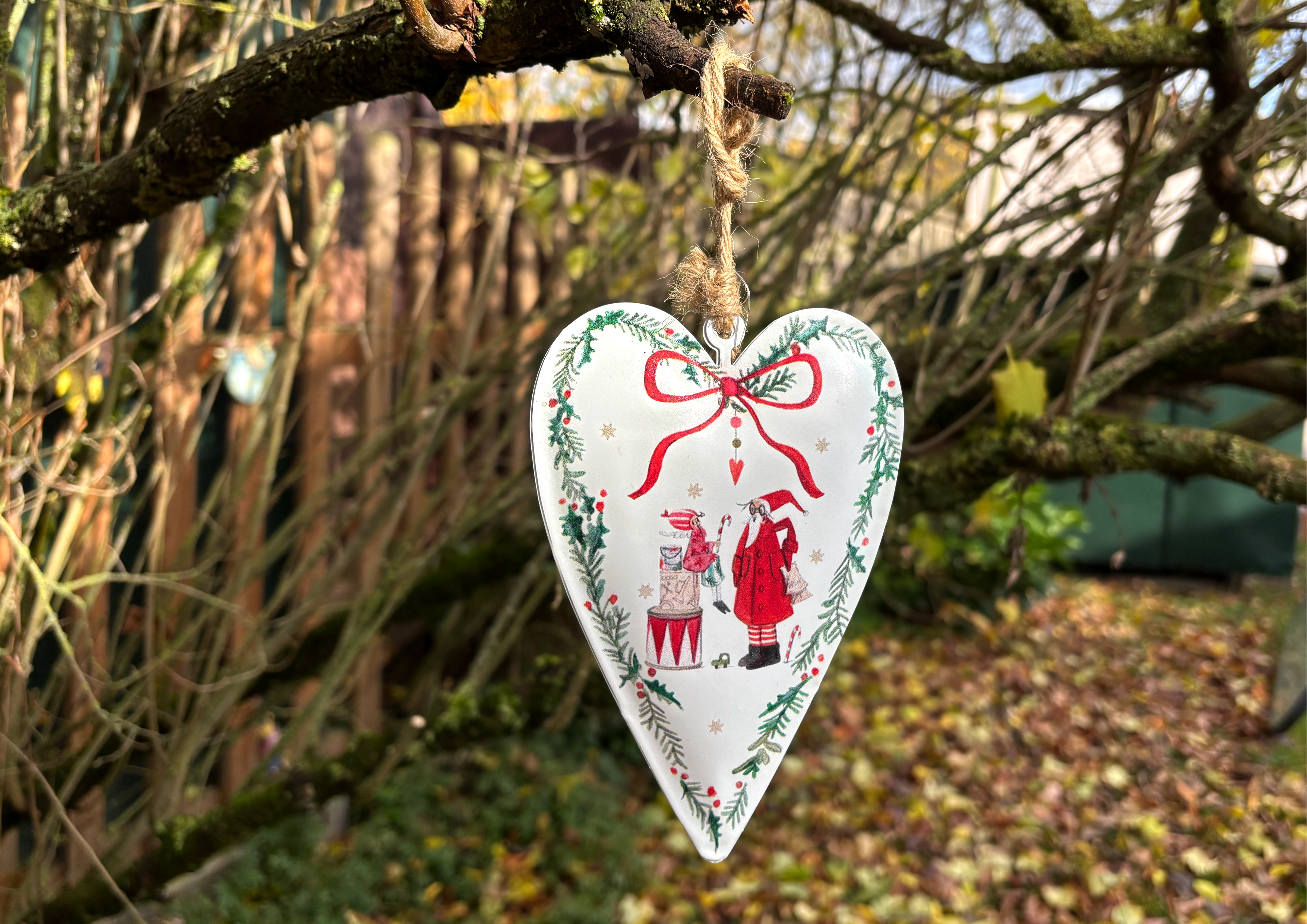 Weihnachtswerkstatt - Dekoherz aus Blech 