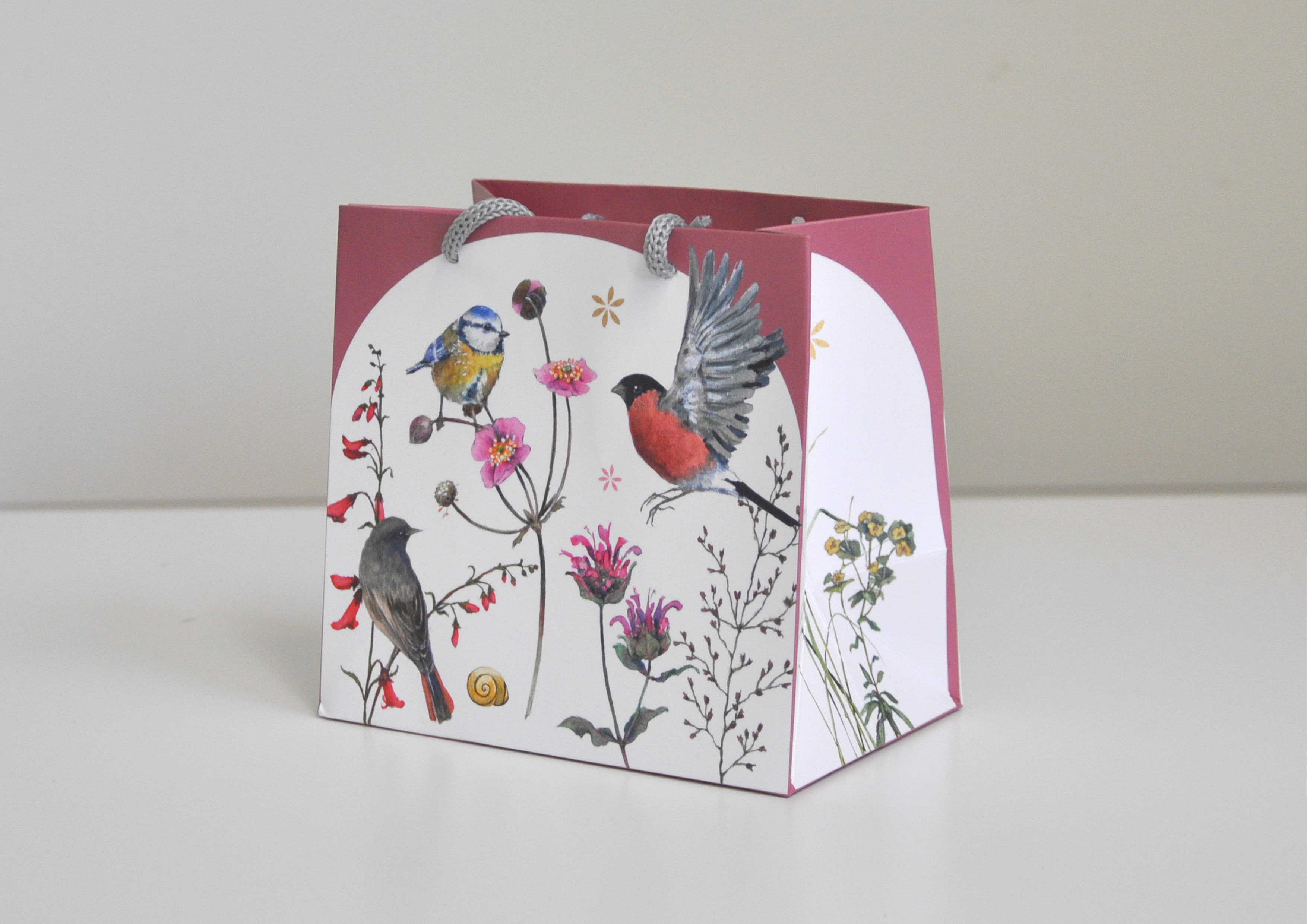 Gartenvögel / Zeit für Harmonie - Geschenktasche