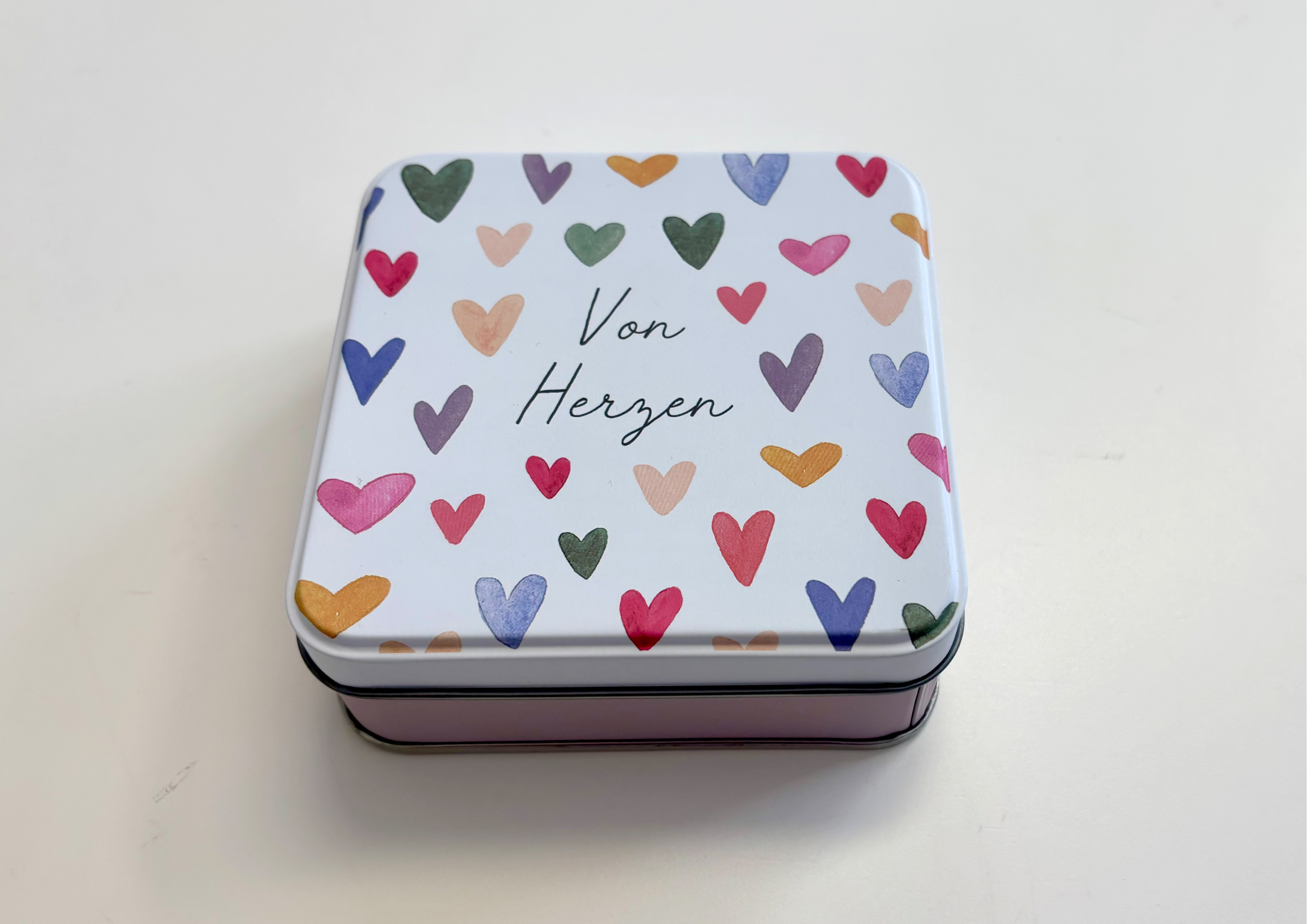 Von Herzen - Geschenkdose aus Metall  