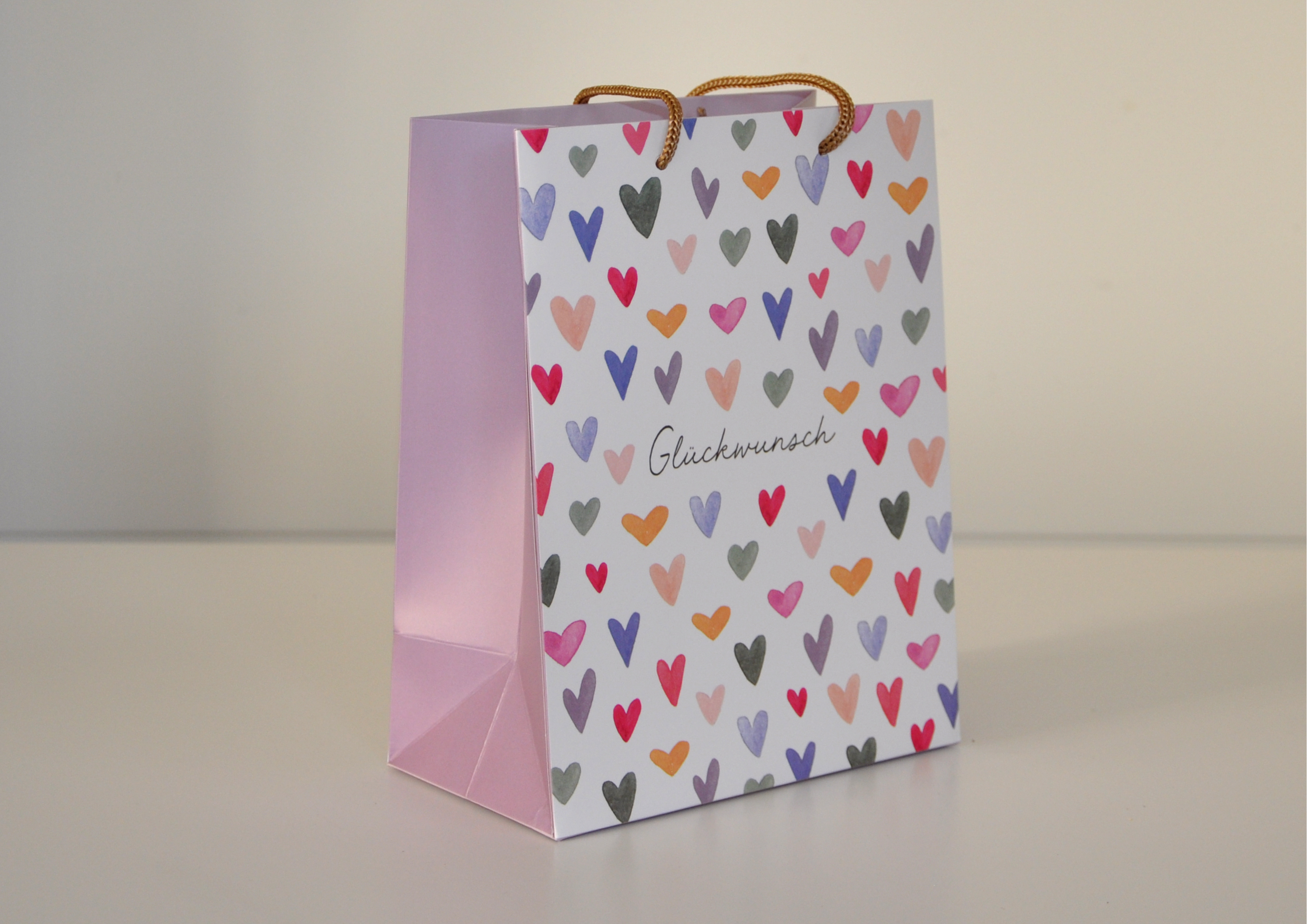 Von Herzen / Glückwunsch - Geschenktasche 