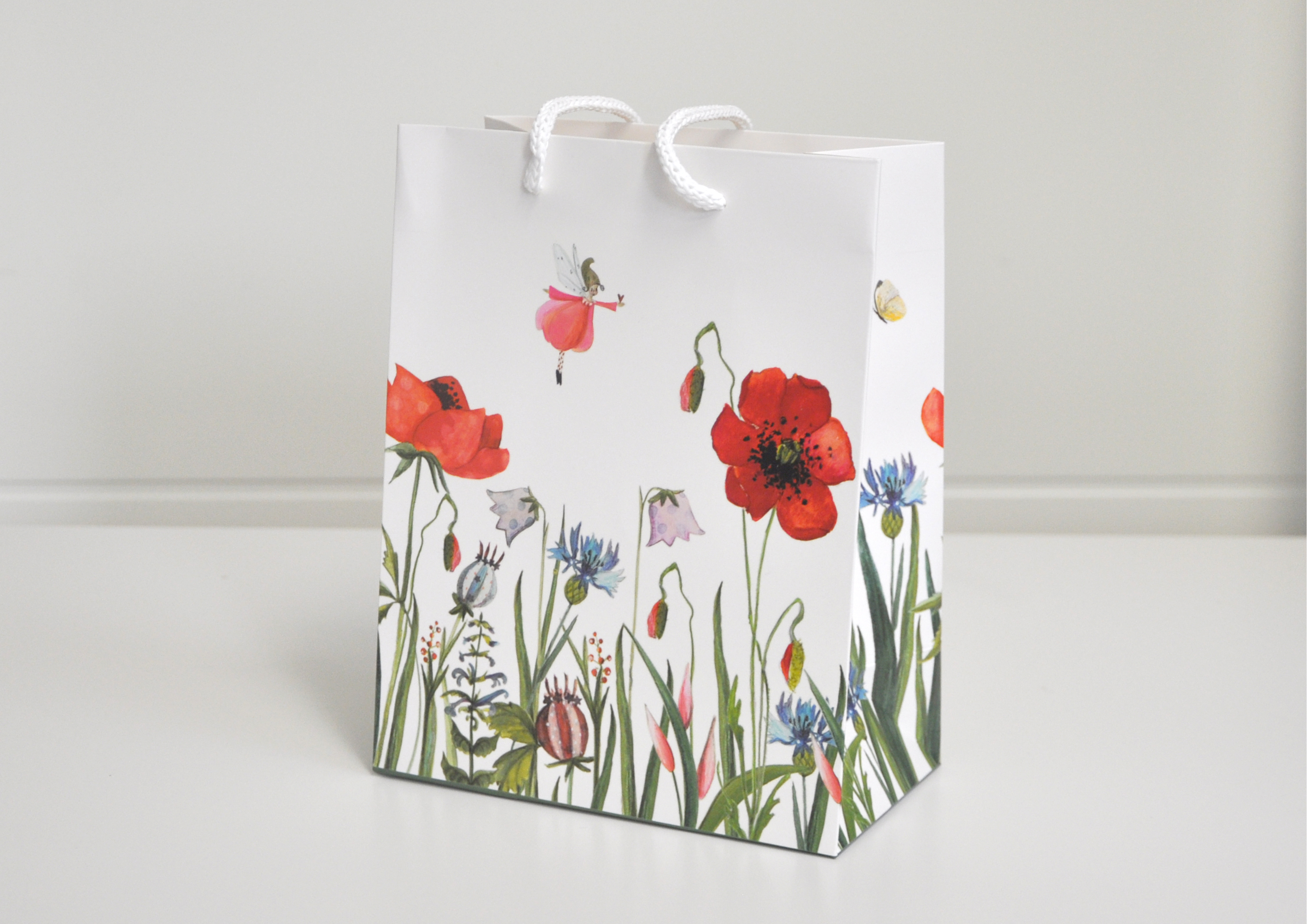 Mohnwiese - Geschenktasche