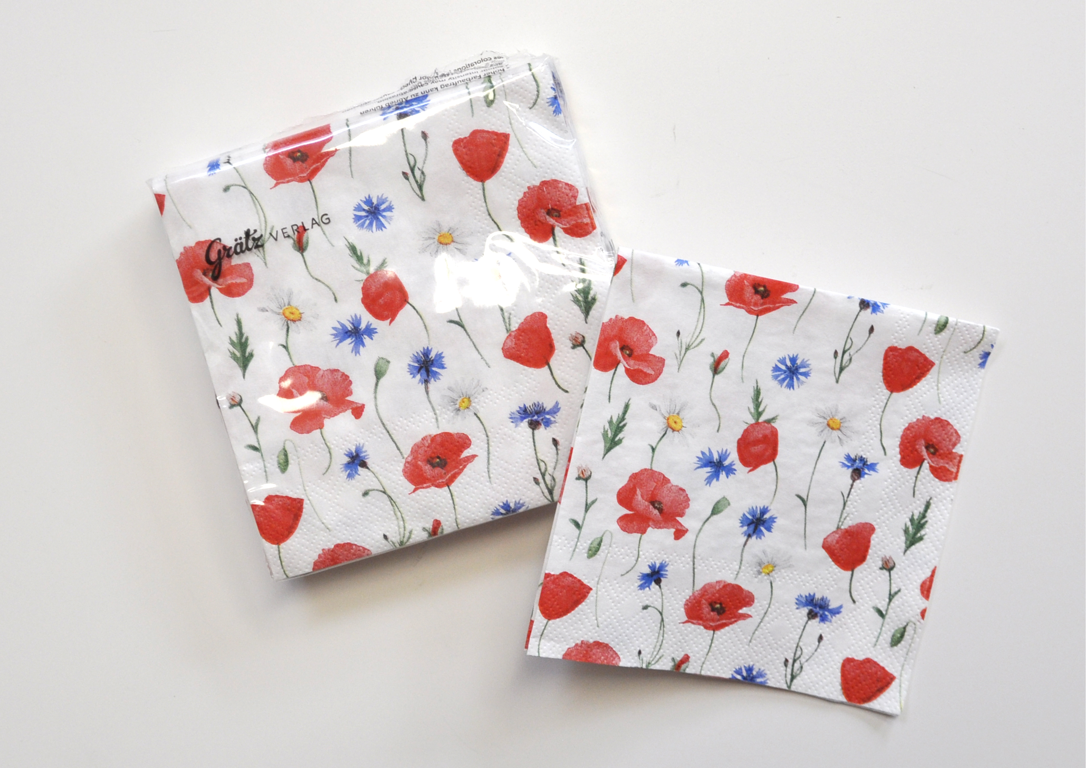 Feldblumen / Blumenmeer - Cocktailservietten