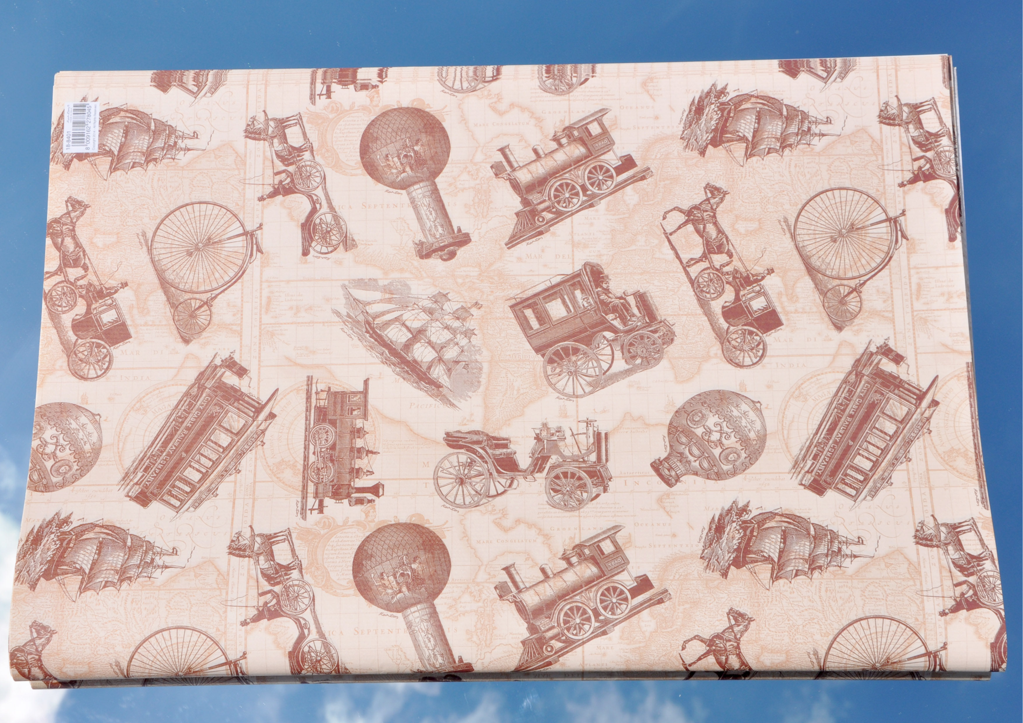 Historische Fahrzeuge / Oldtimer - Geschenkpapier