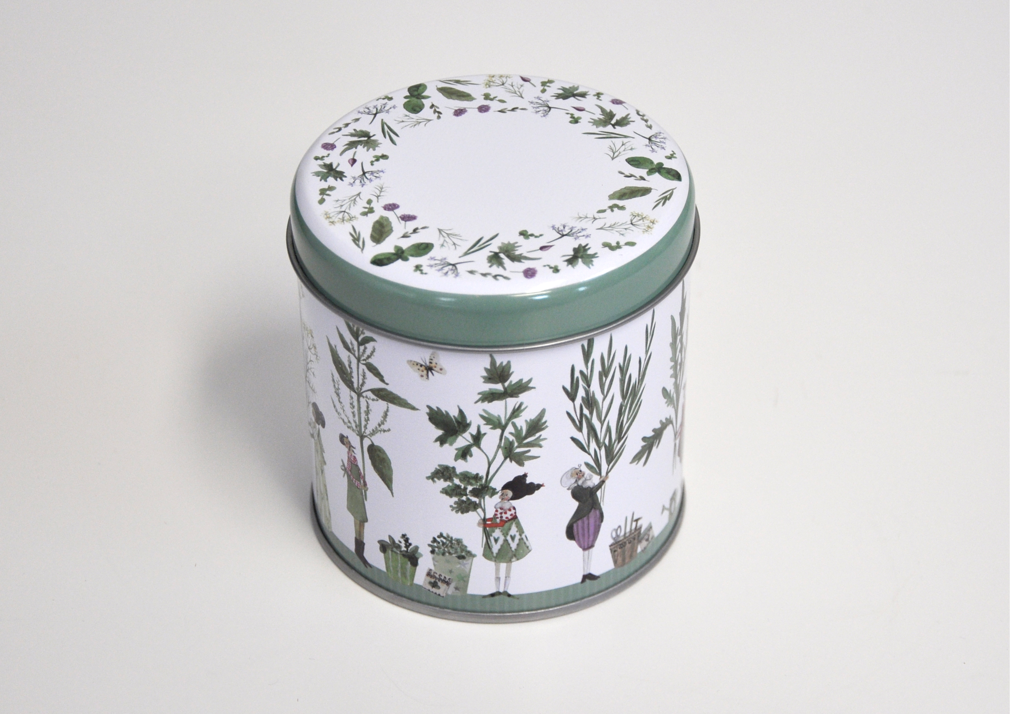 Kräutergarten - Teedose / Keksdose 