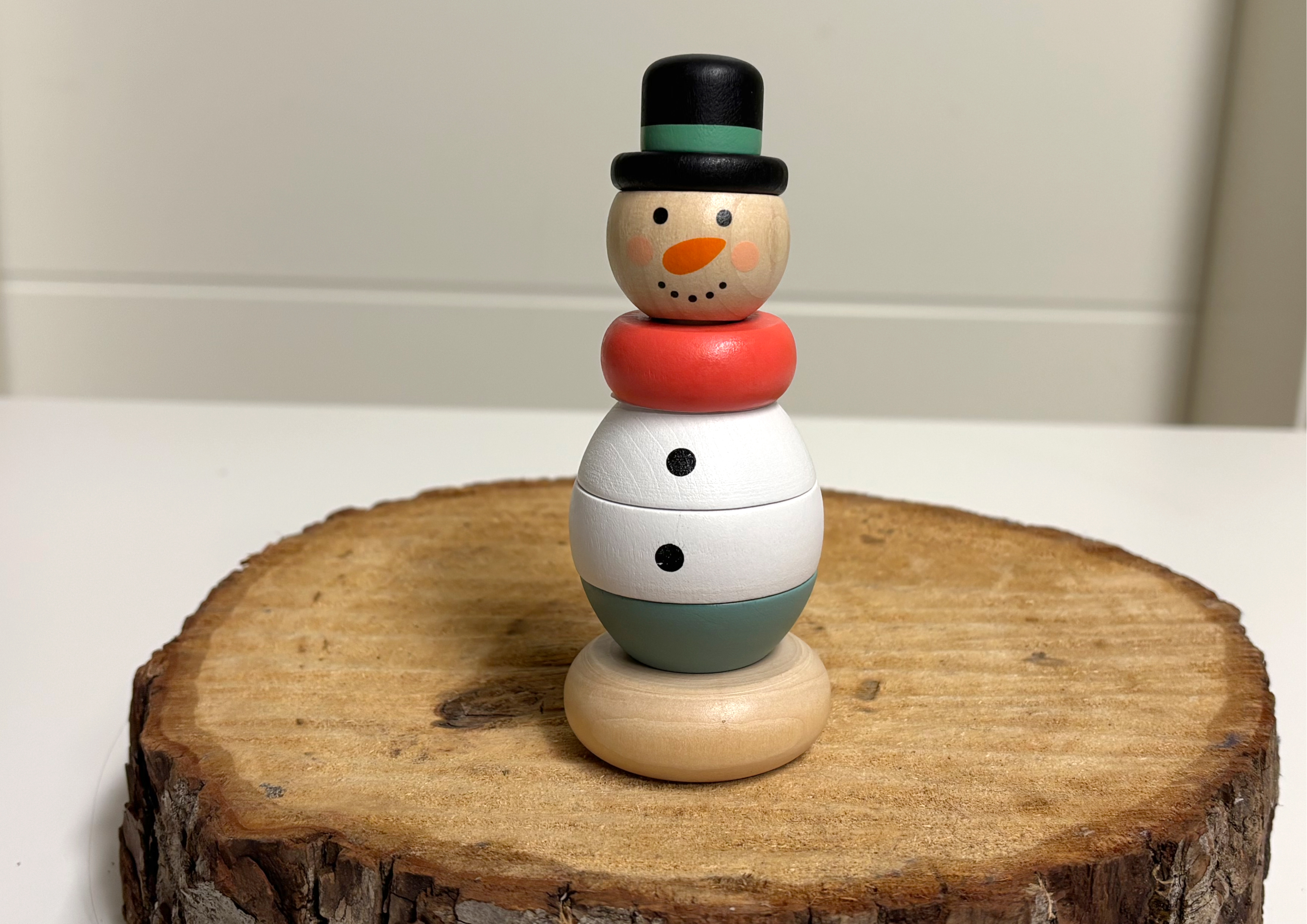 Schneemann - Stapelfigur Weihnachten / Winter