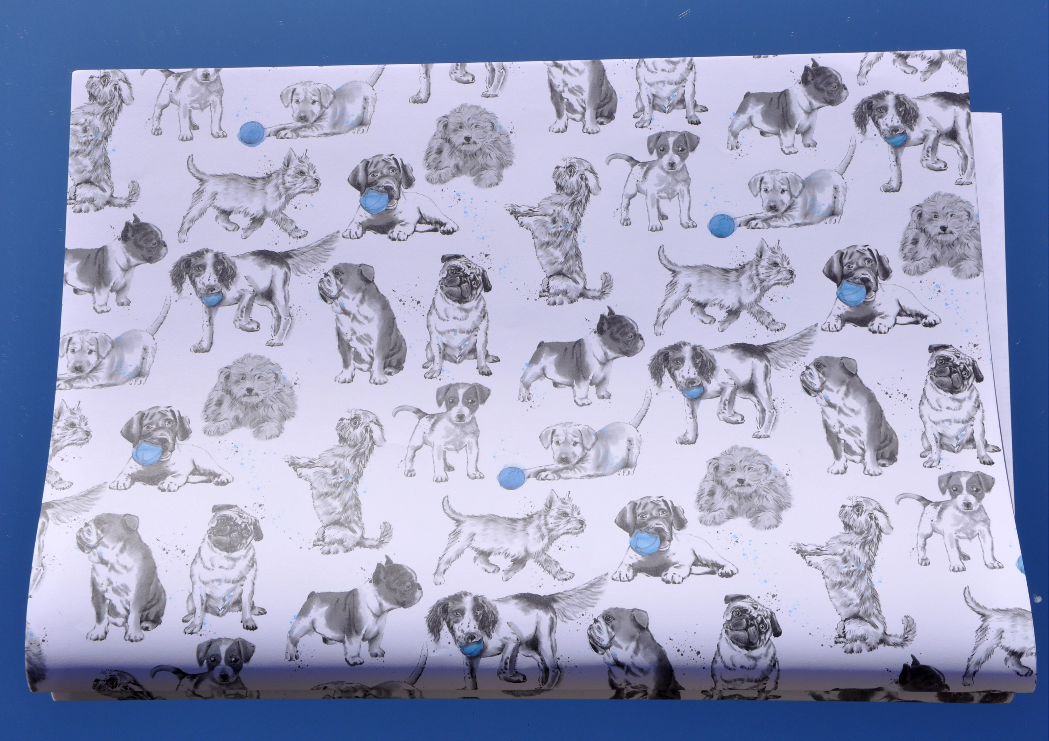 Welpen / Hundebabys - Geschenkpapier