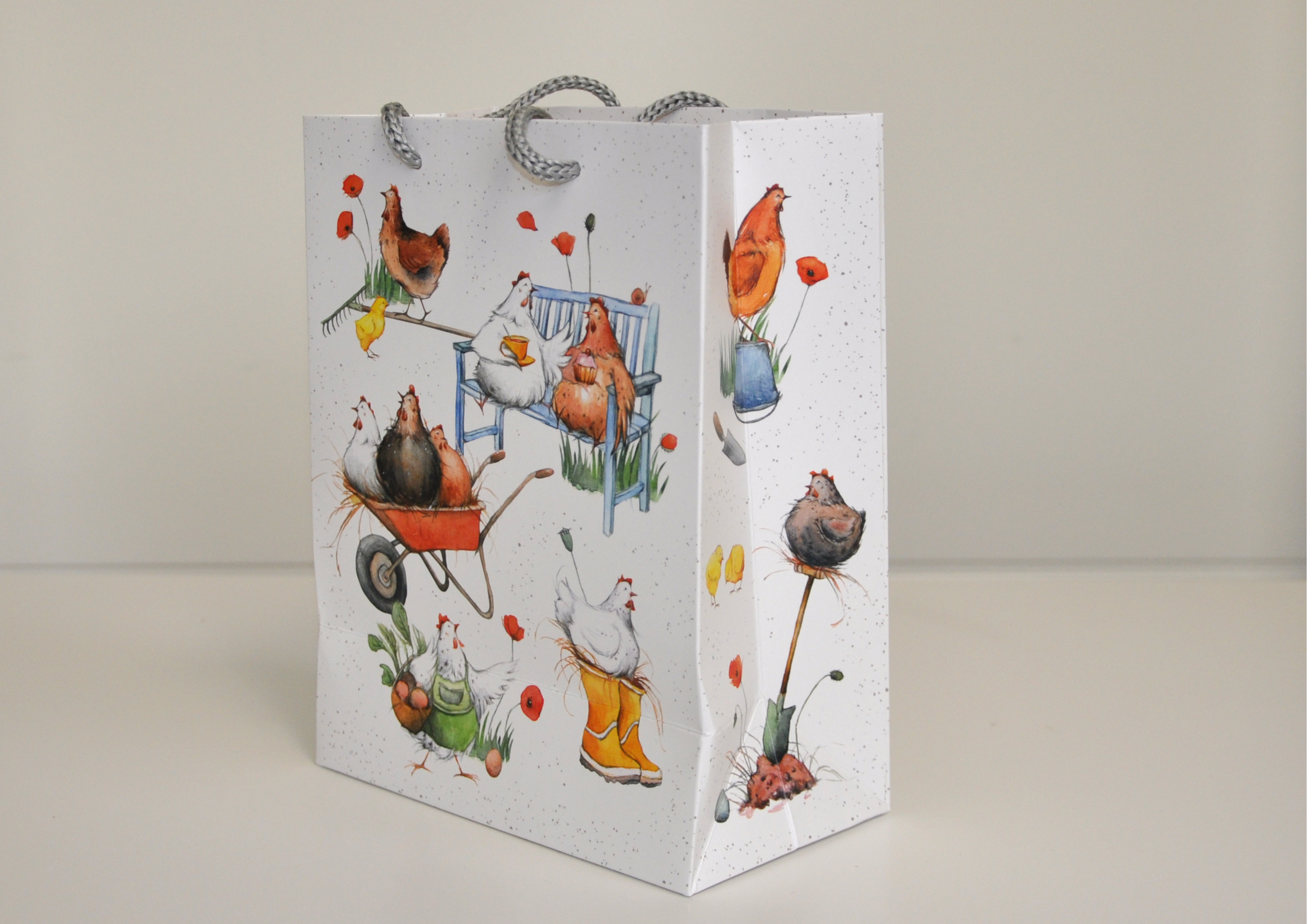 Hühner / Hühnerbande / Bauernhof - Geschenktasche