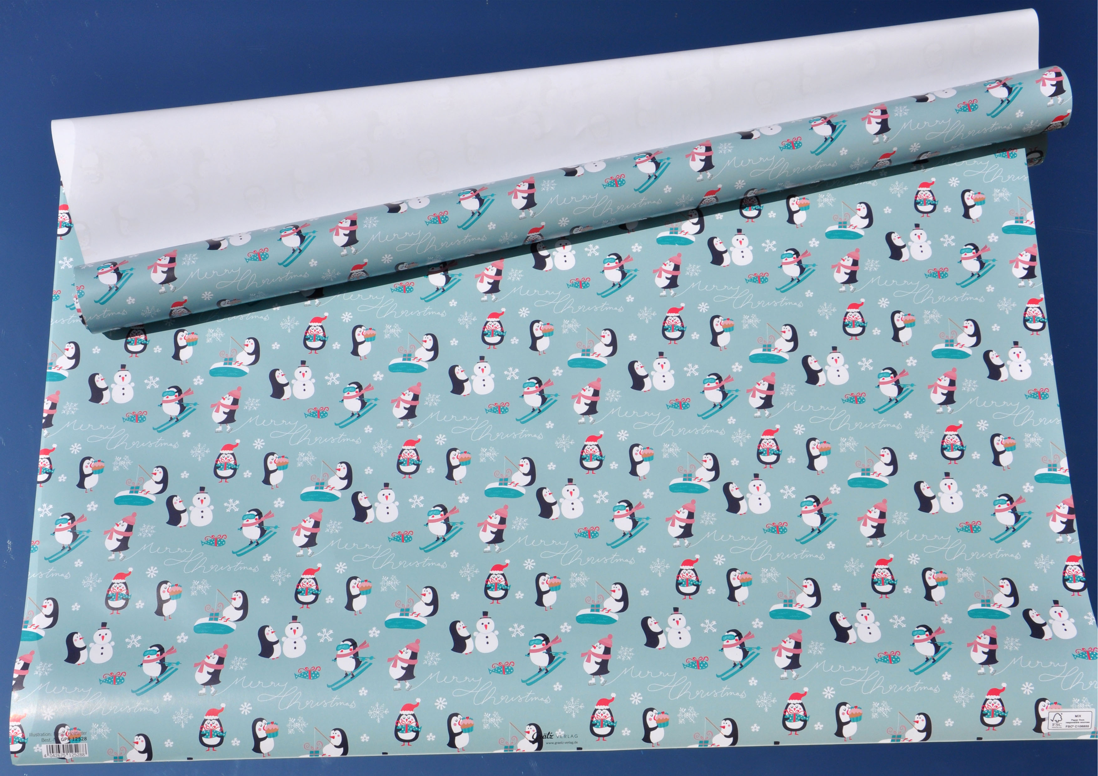 Pinguine - Geschenkpapier