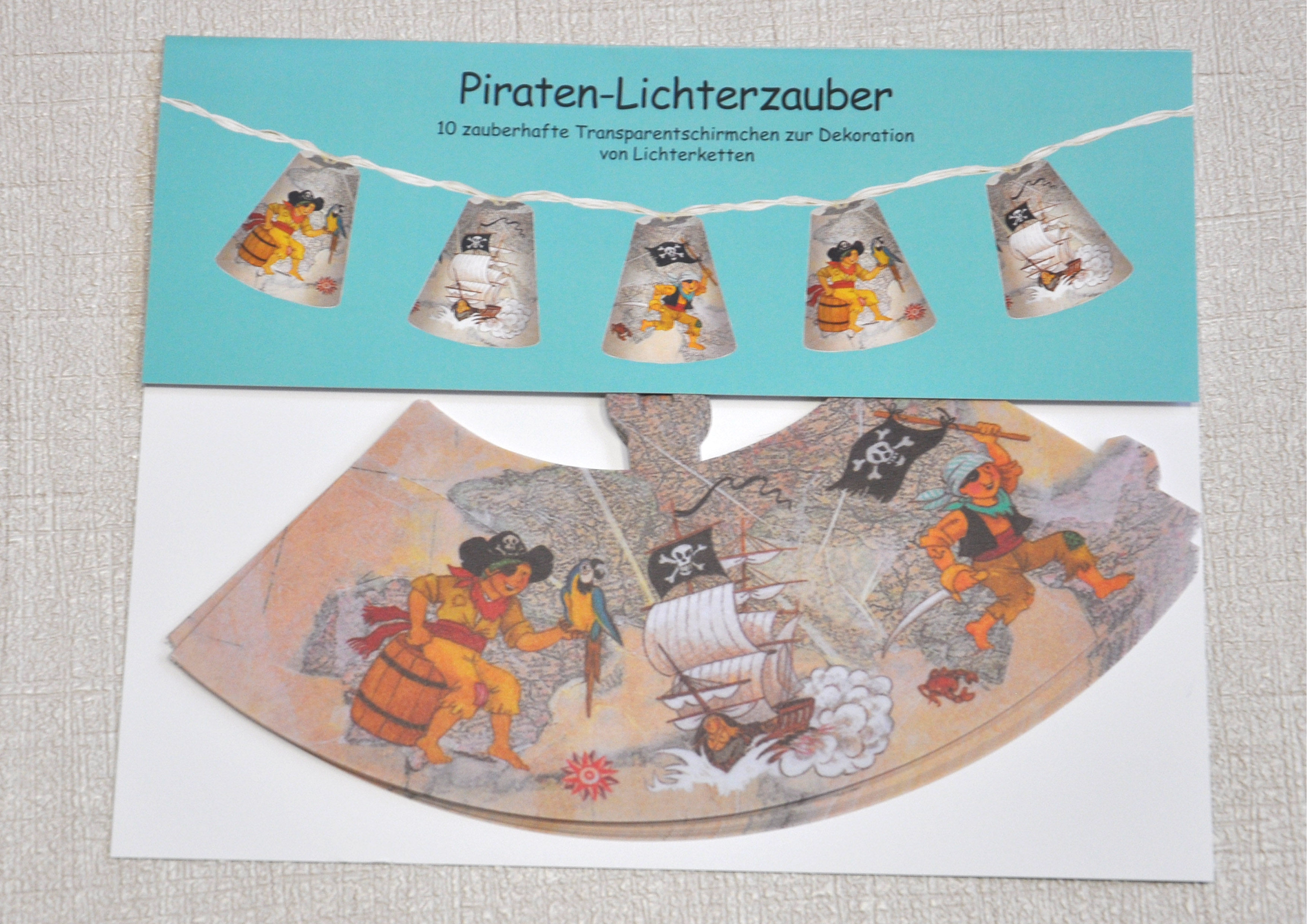Piraten - Lichterzauber- Lampenschirme für Lichterketten
