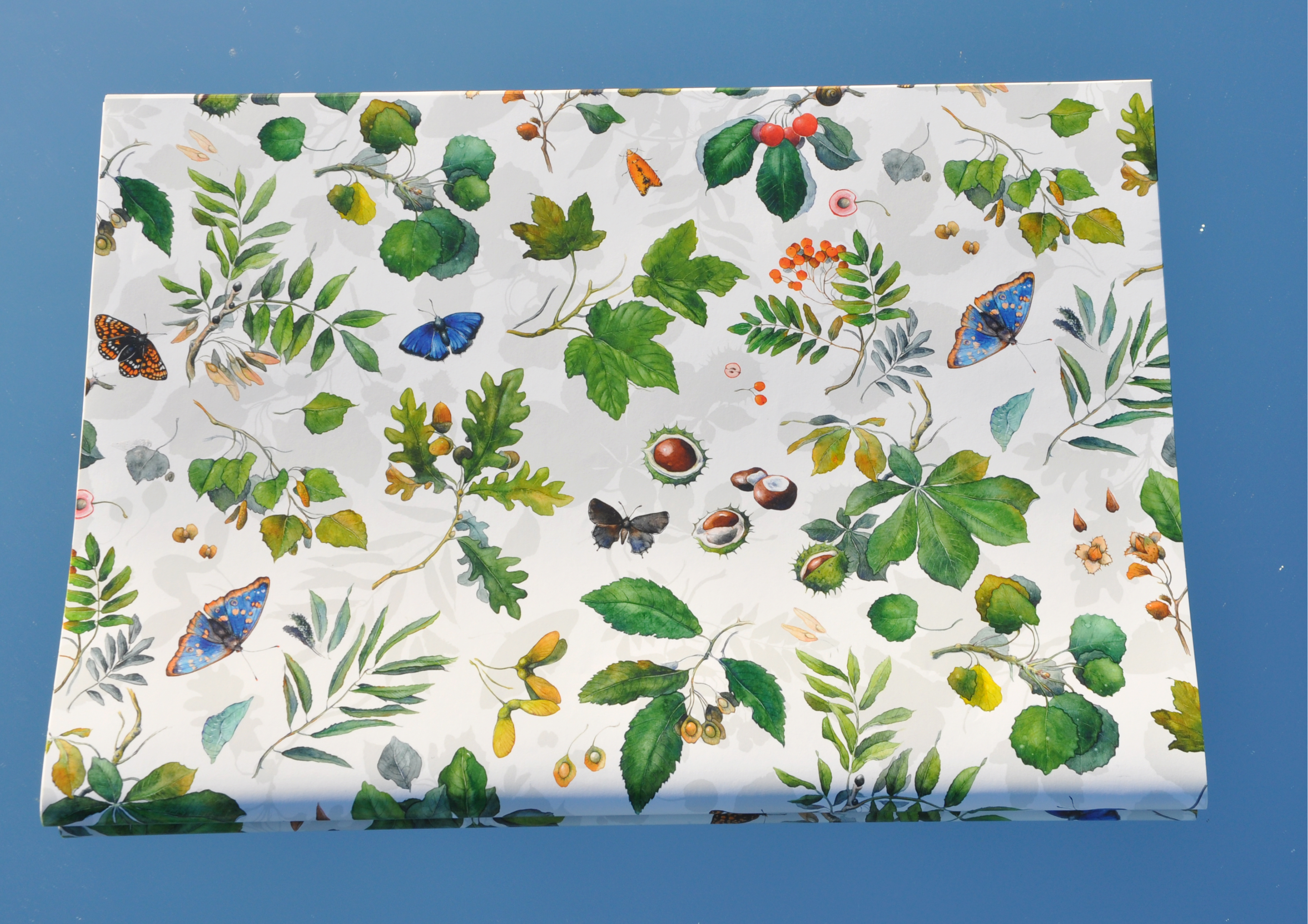 Herbstlaub / Laubbäume - Geschenkpapier