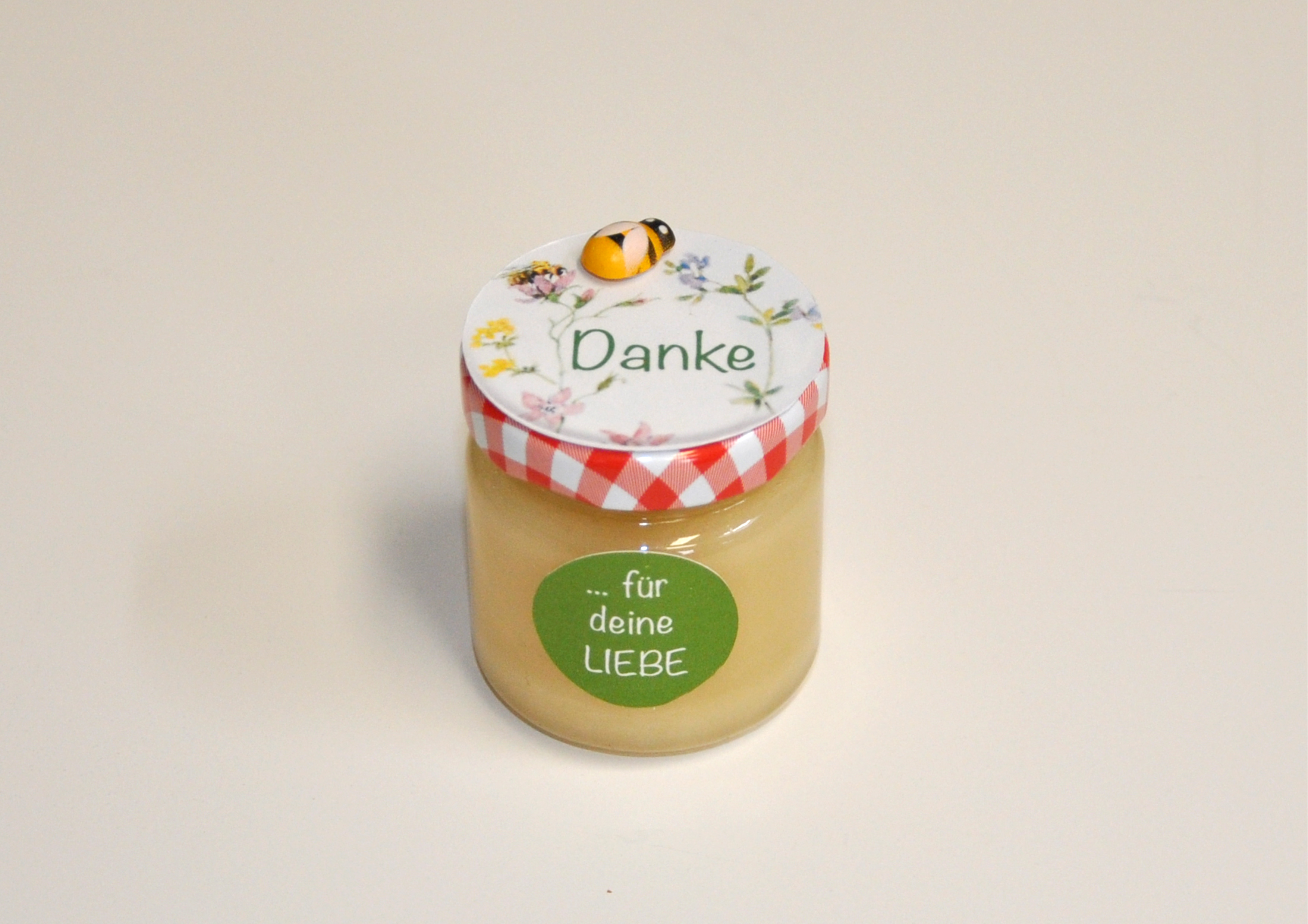 HdSLiebeN1 Danke für DEINE LIEBE - Honig aus Thüringen mit Bienen- und Hummelsamen