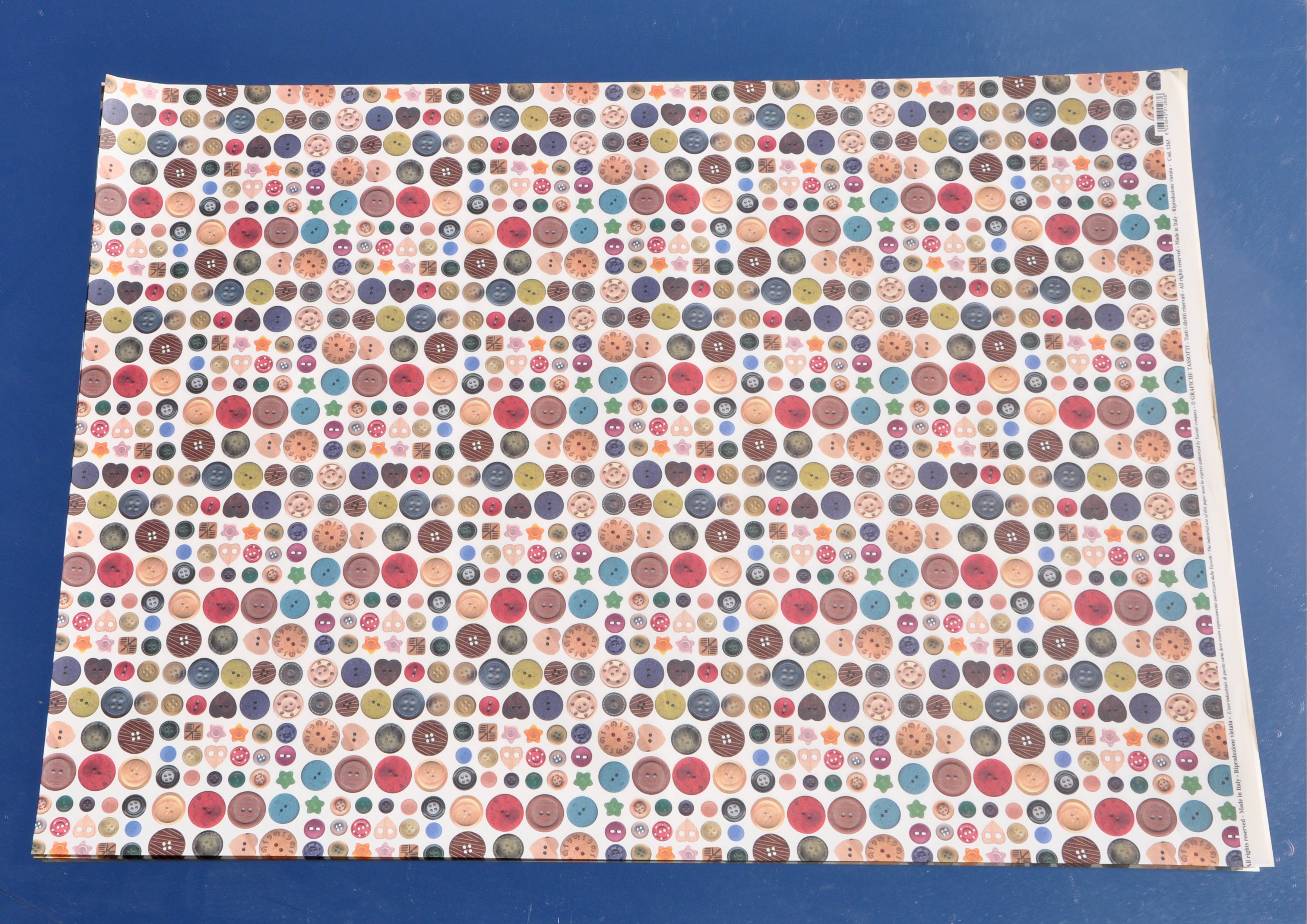 Knöpfe - Geschenkpapier 
