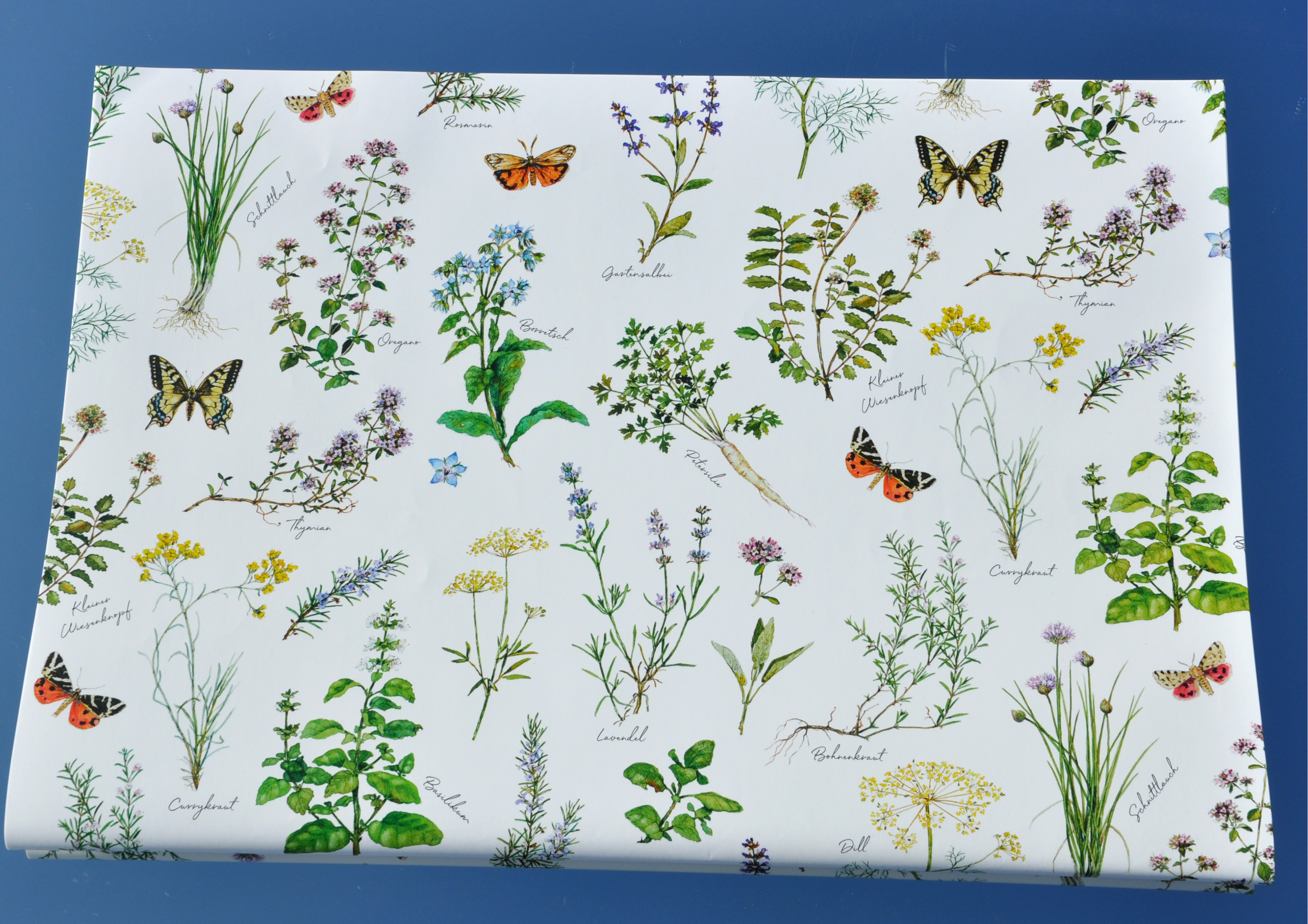 Im Kräutergarten - Geschenkpapier