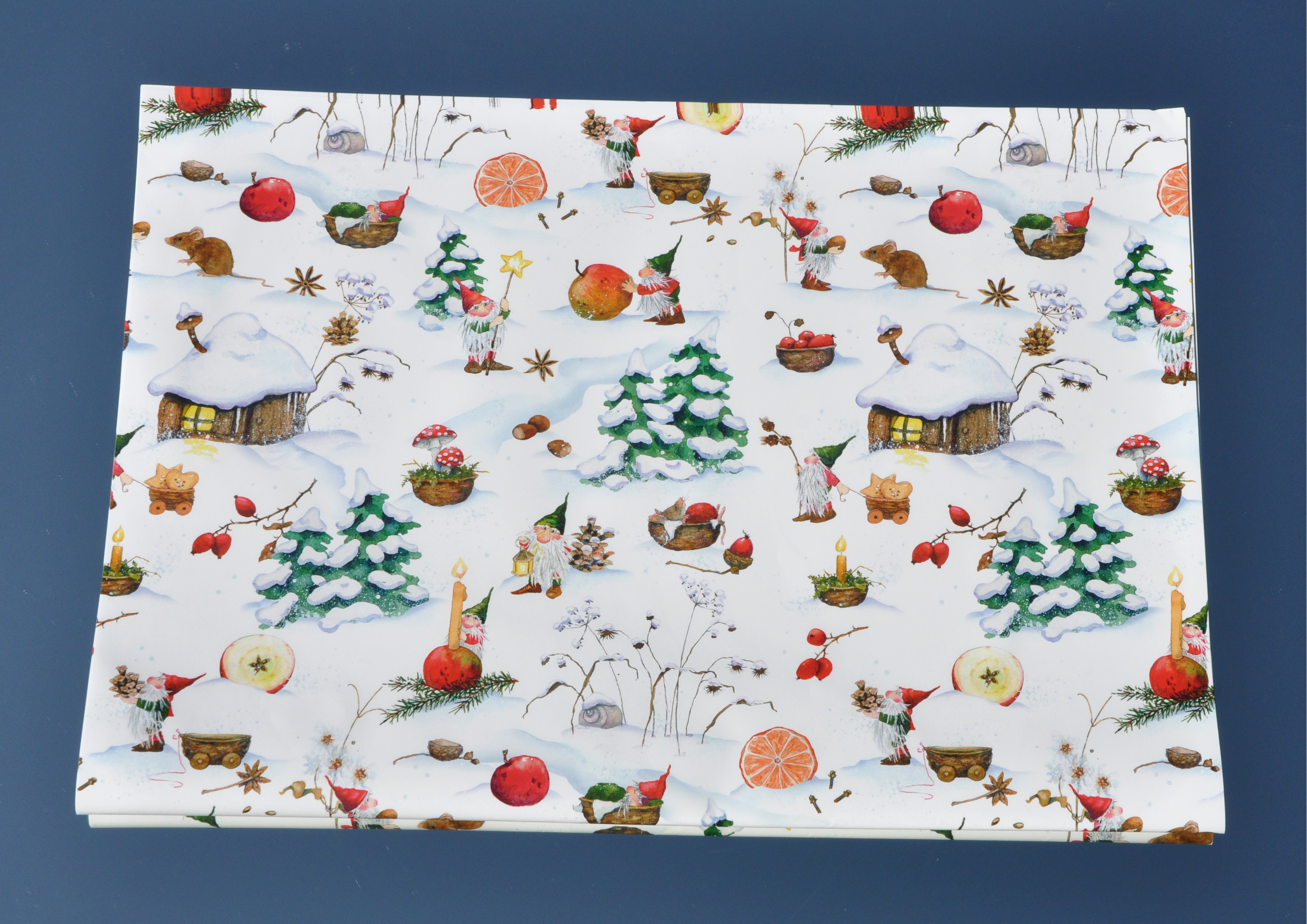 Weihnachtswichtel - Geschenkpapier