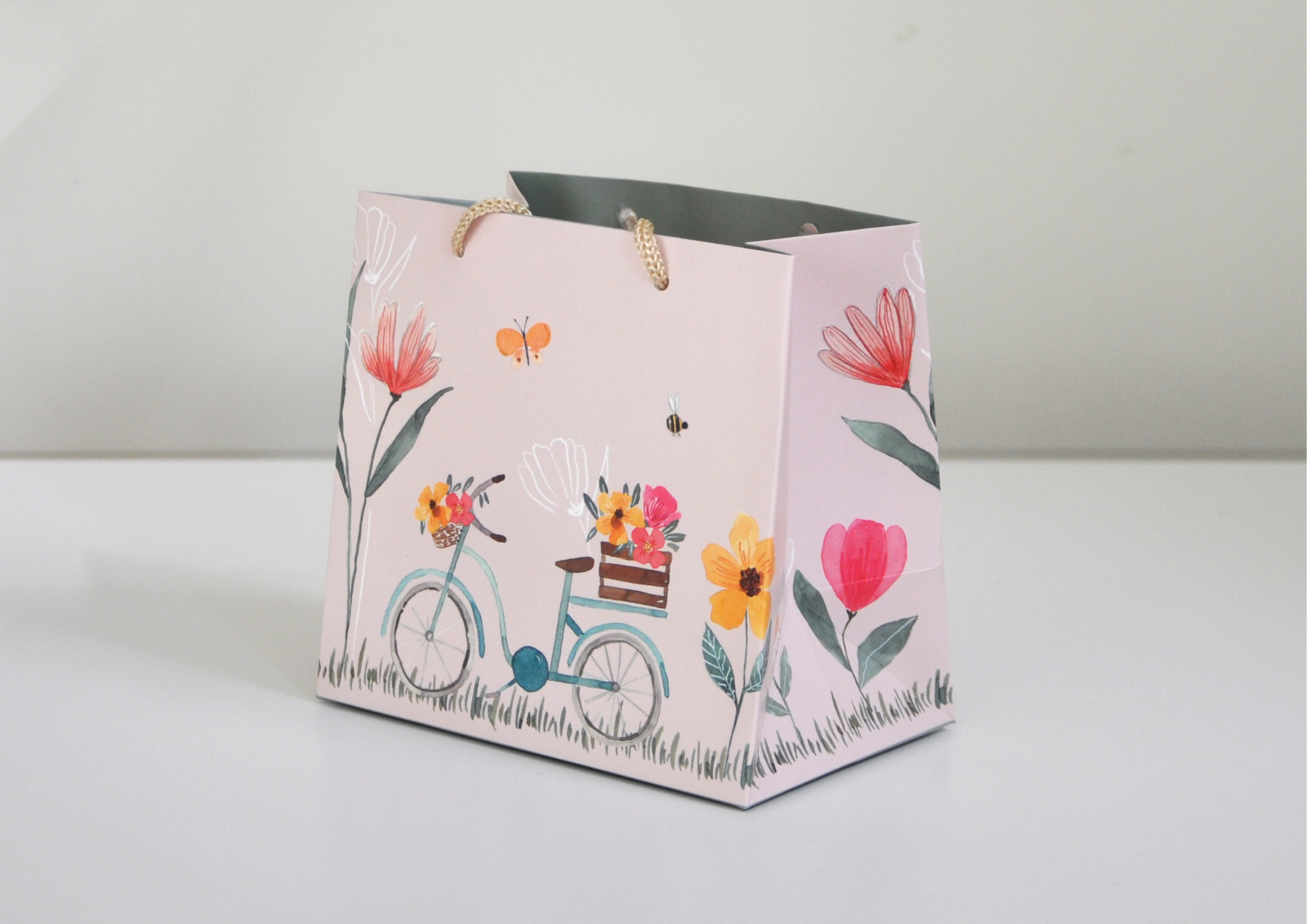 Fahrrad / Lucky Vibes - Geschenktasche