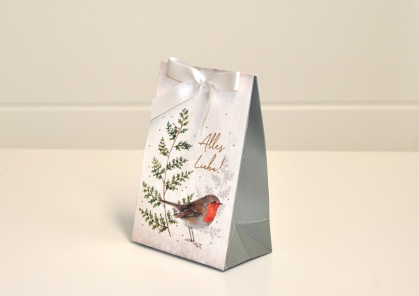 Vogel / Alles Liebe - Mini Geschenktüte