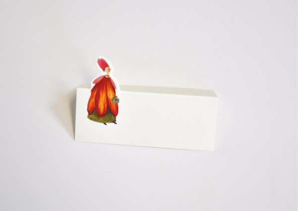 Tulpe - Tischkarte / Platzkarte