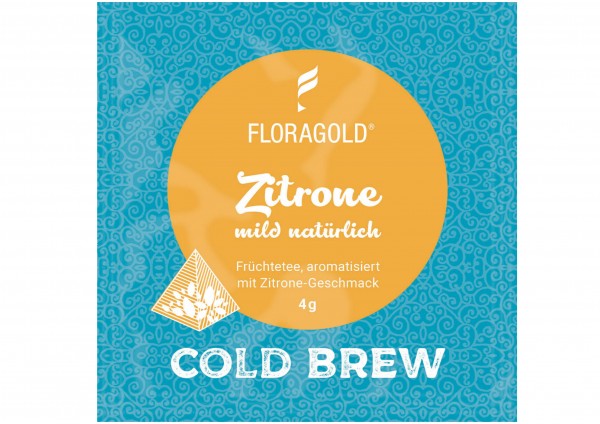 Zitrone mild natürlich - Cold Brew / Pyramidenbeutel